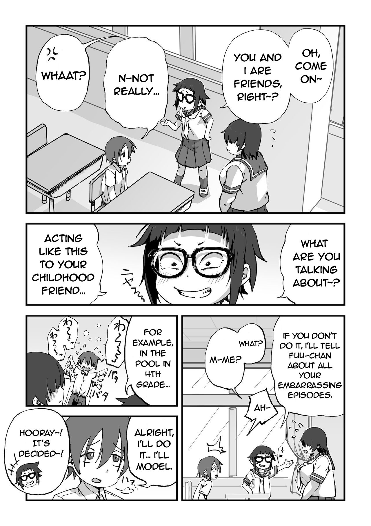 Boku wa Manken Senzoku Nude Model page 3 full