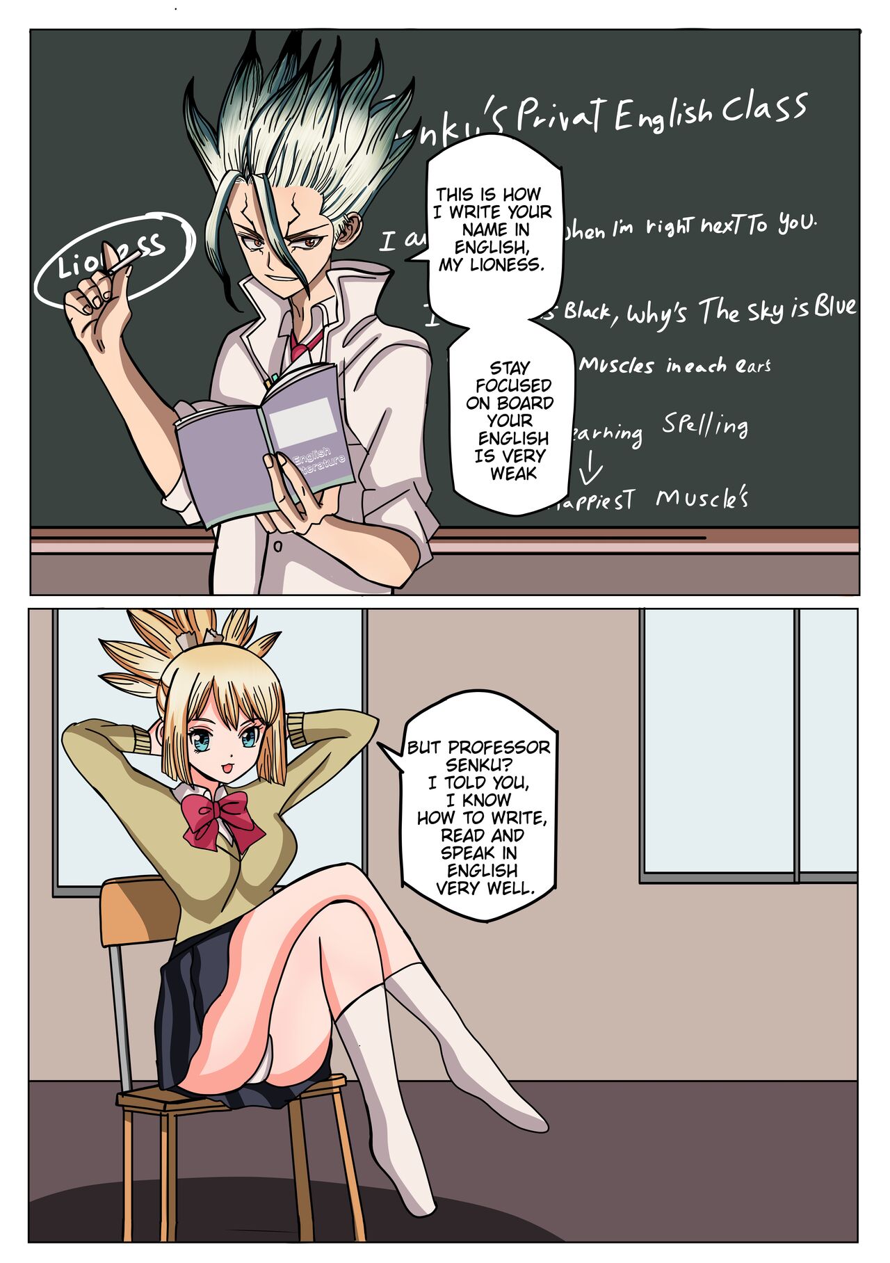 Senku x Kohaku love chemistry page 2 full