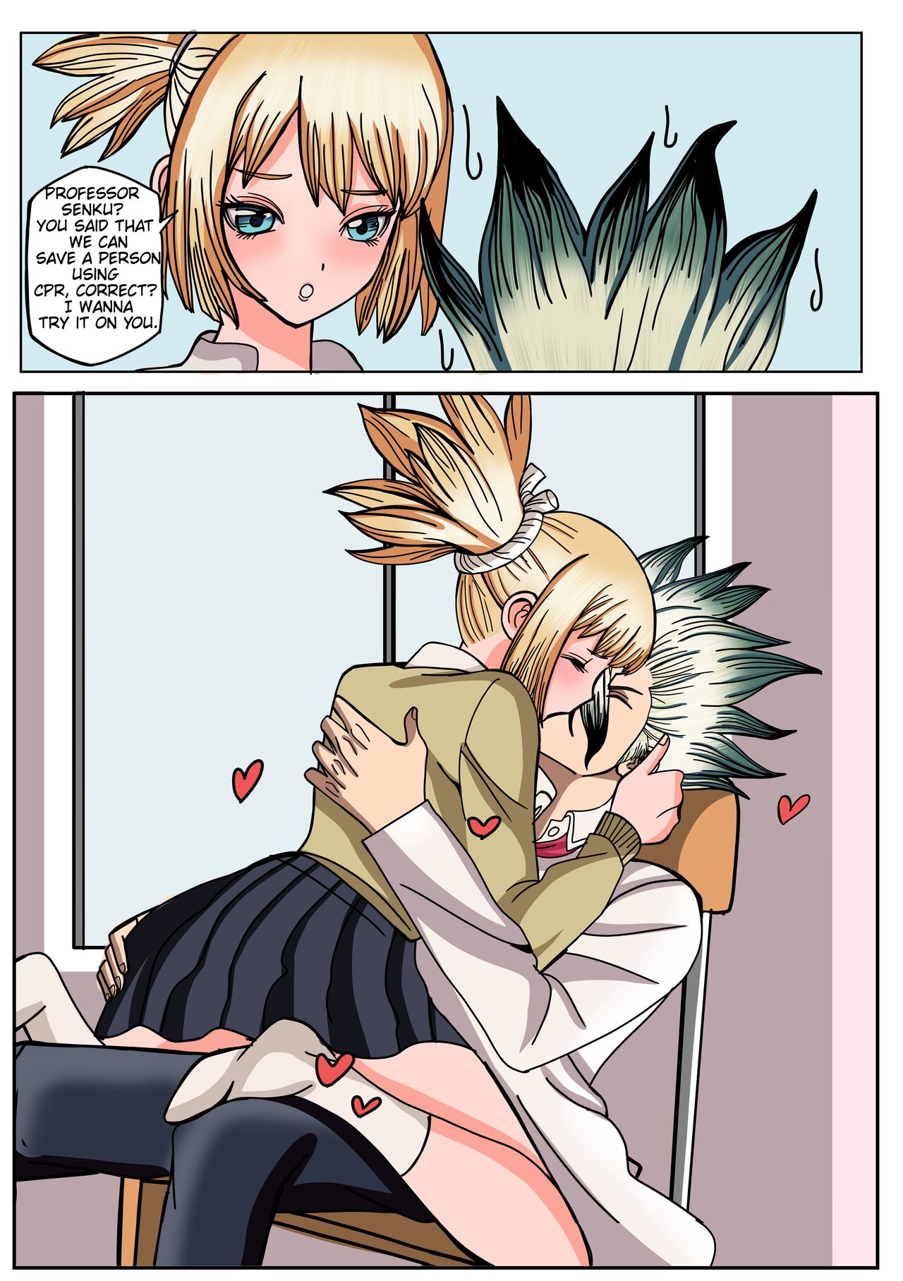 Senku x Kohaku love chemistry page 4 full