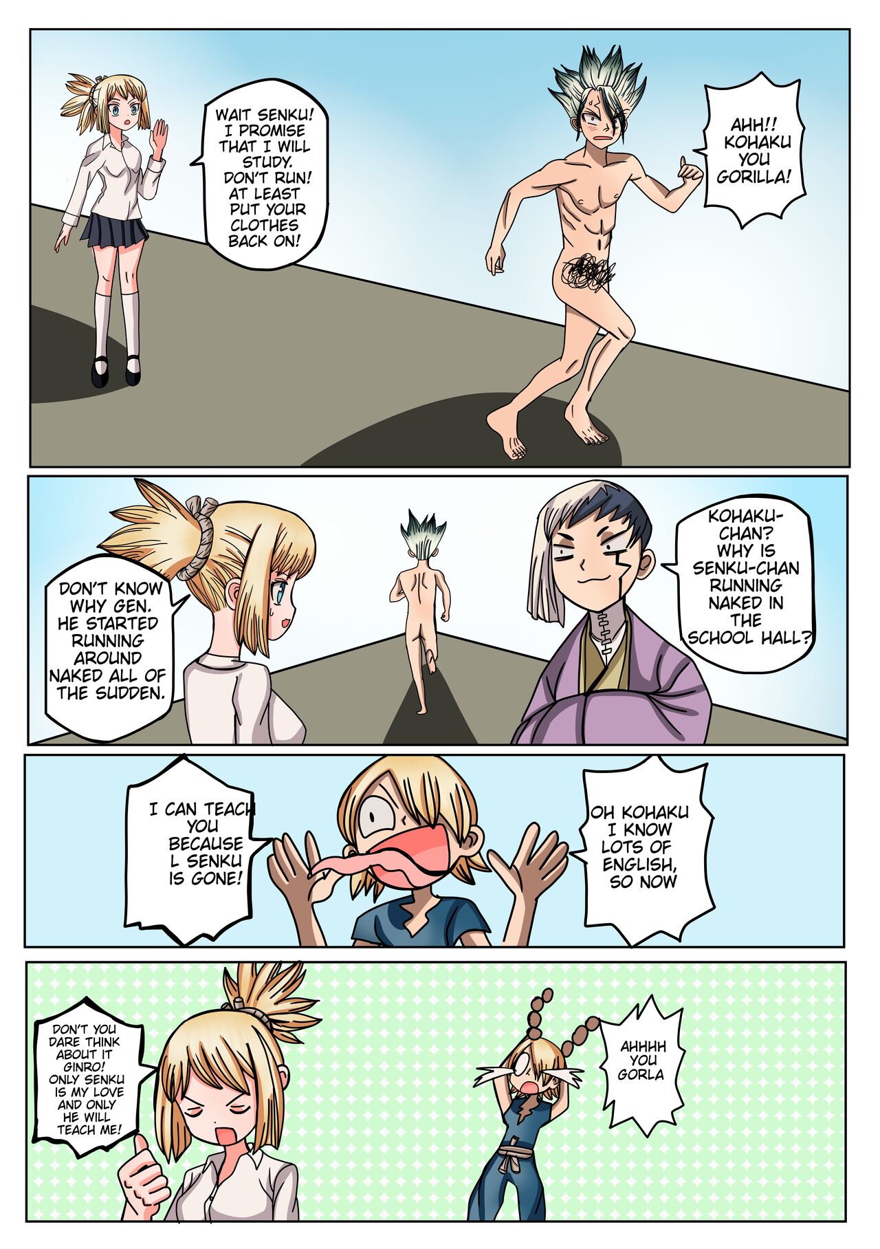 Senku x Kohaku love chemistry page 6 full