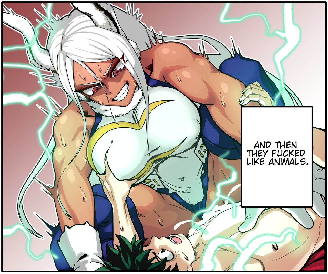 Deku meets Mirko on a Train and Fucks Her page 4 full