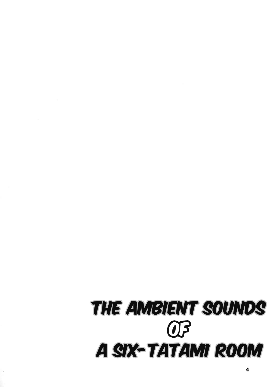 Rokujouma no Seikatsuon | The Ambient Sounds of a SIx-Tatami Room page 5 full