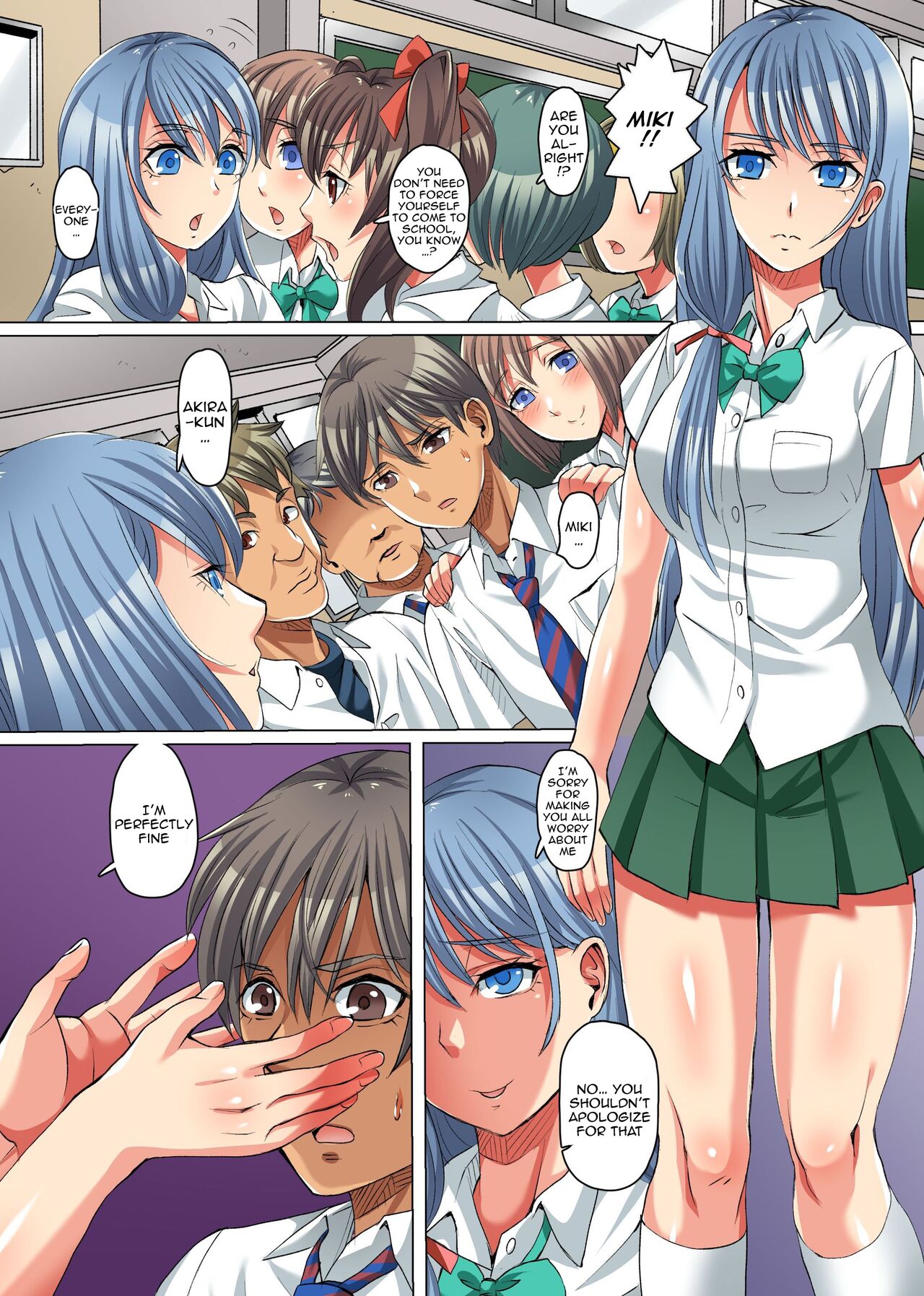 Zetsubou no Kyoushitsu ~Shokushu ni Kiseisare Sennou Sarete Kyouki e to Ochiteyuku Manabiya~ | Classroom Of Despair ~The School Where Everyone Starts Sexually Falling To Hypnotic Tentacles~ page 5 full