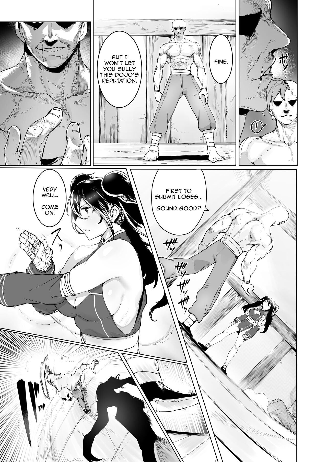 Aru Bujutsuka no Haiboku ~Kinbaku - Biyaku - Kyousei Zecchou~ | A Martial Artist’s Defeat ~Bondage, Drugs, and Forced Orgasms~ page 4 full
