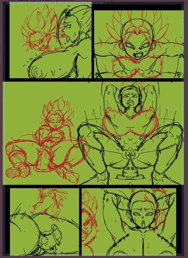 Goten and Trunks Vs Android 18,Kale,Caulifla and Bulma Round 2 page 8 full