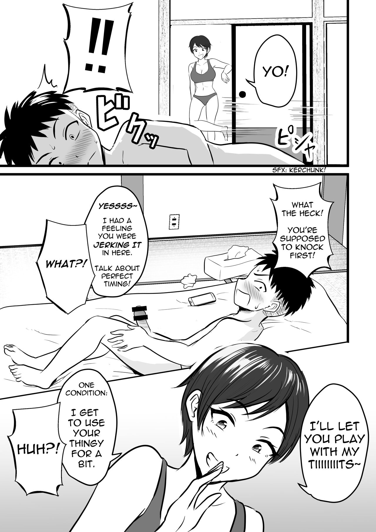 Boisshu no Ane ni Renshudai to Shite Shibora reta | This Tomboy Sister Squeezes Me In for a Practice Session page 5 full