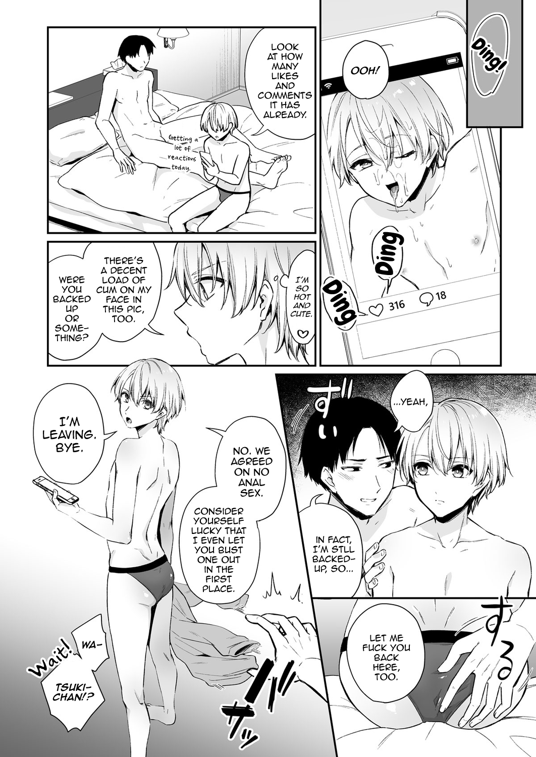 Koi Aji, Choudai ~Bukkake Mania to Zetsurin-kun~ page 4 full