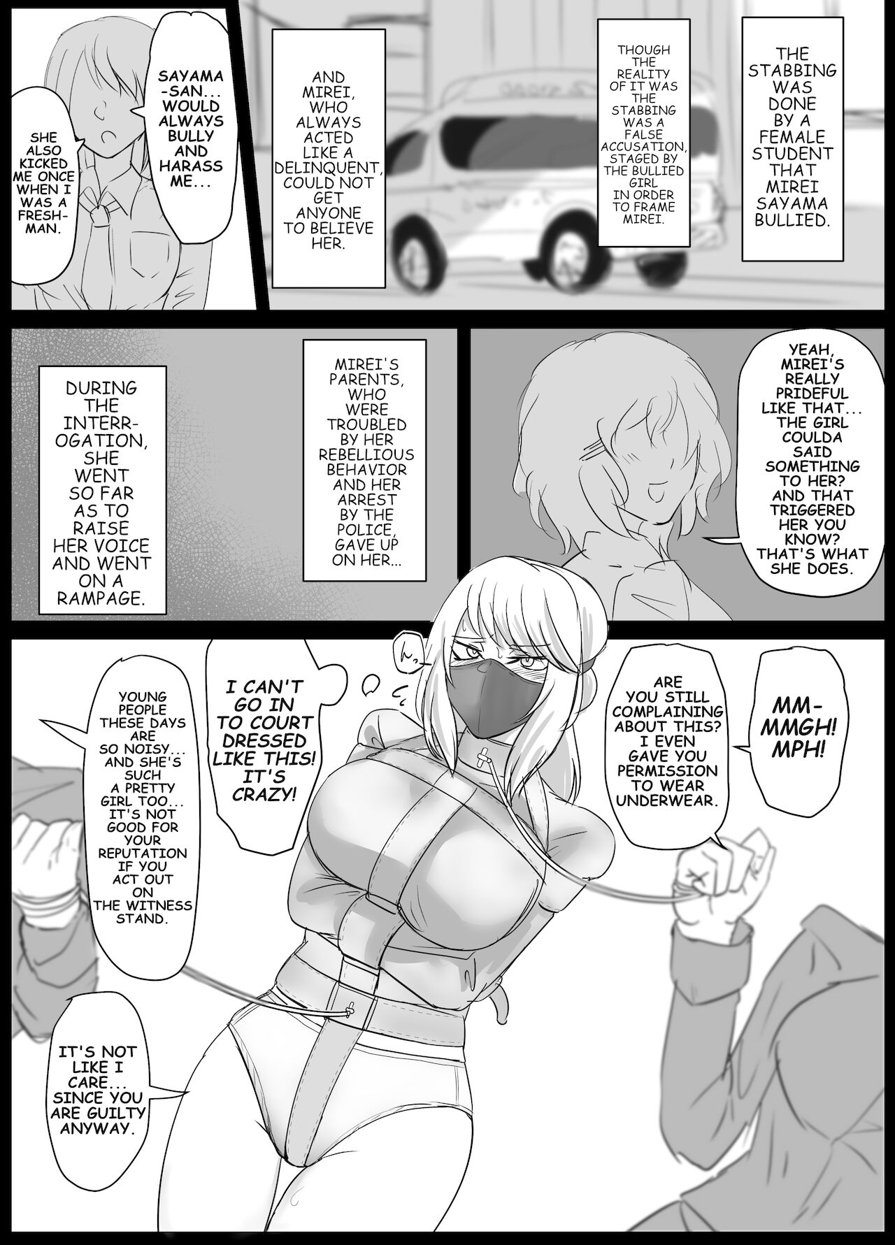 DELINQUENT GIRL ON THE RUN! page 5 full