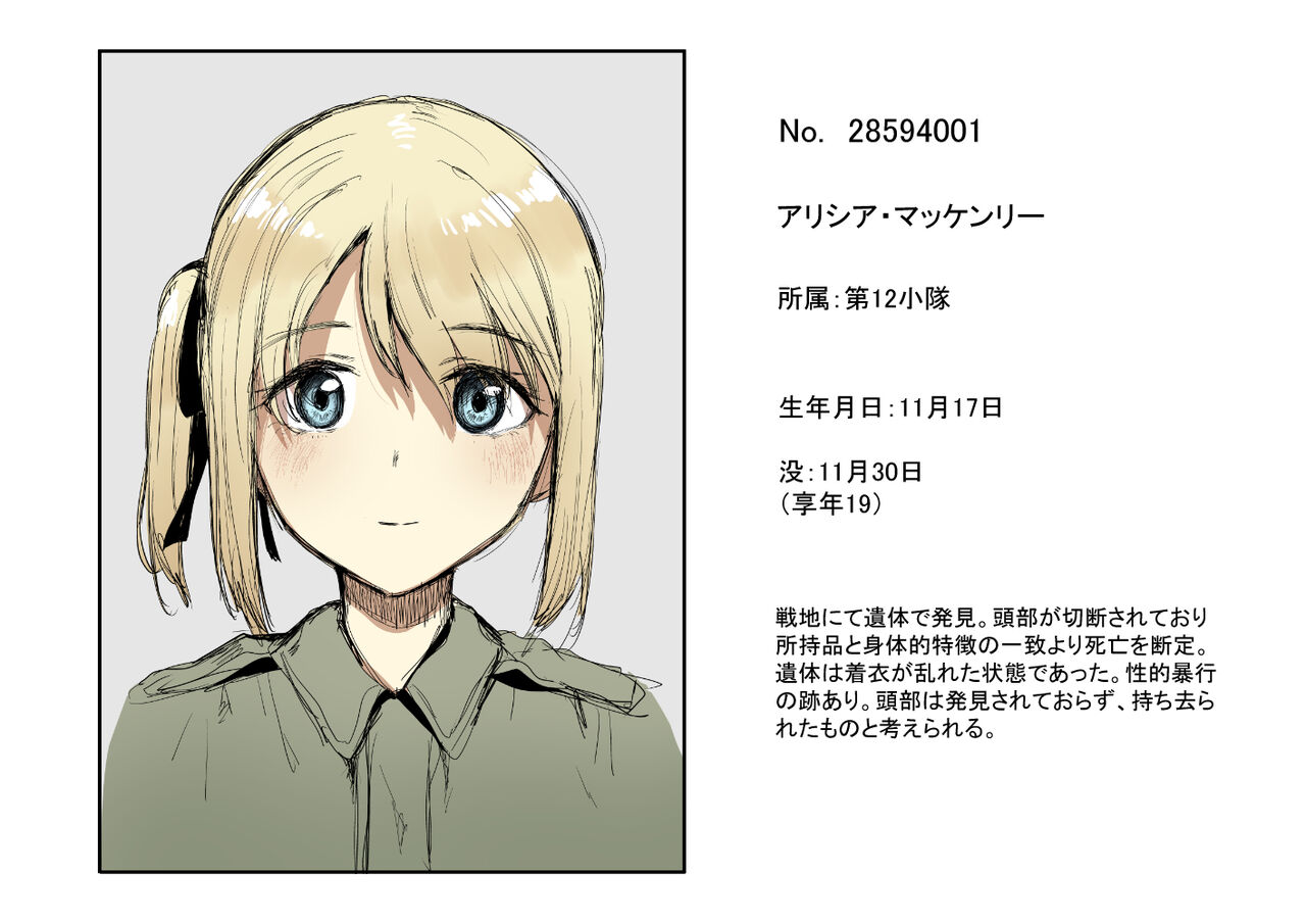 【Kubikiri】死体照合～アリシアの死～ page 8 full