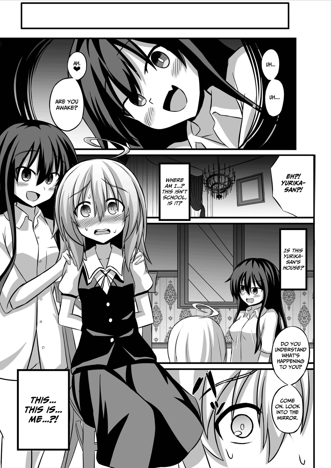 TS Mesu Ochi ~Onnanoko ni Sarete Love Love Yuri Sex~ | Genderbent Descent Into Sluthood ~Turning Into A Girl From Lovey-Dovey Lesbian Sex~ page 4 full