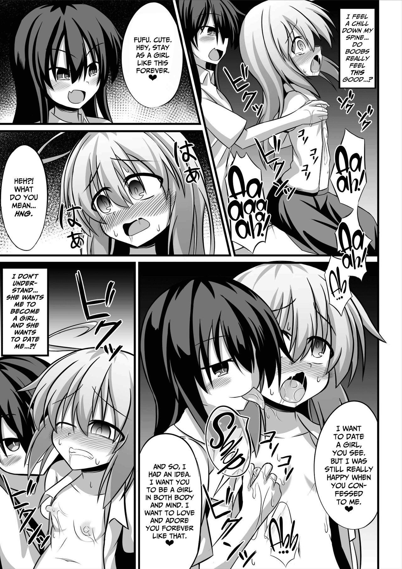 TS Mesu Ochi ~Onnanoko ni Sarete Love Love Yuri Sex~ | Genderbent Descent Into Sluthood ~Turning Into A Girl From Lovey-Dovey Lesbian Sex~ page 8 full