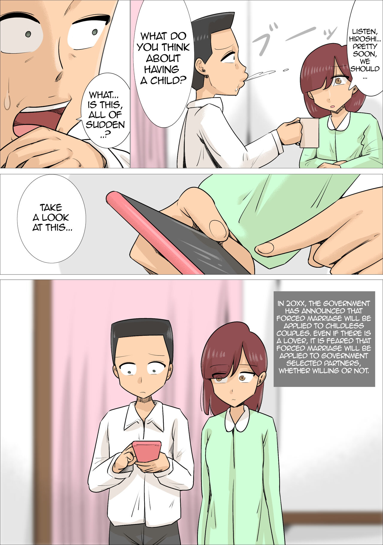 Kyouseiteki ni Jukujo to Kekkon Kozukuri Saserareru Watashi no Kareshi | My Boyfriend is Forced to Marry an Older Woman and Have a Child with Her page 5 full