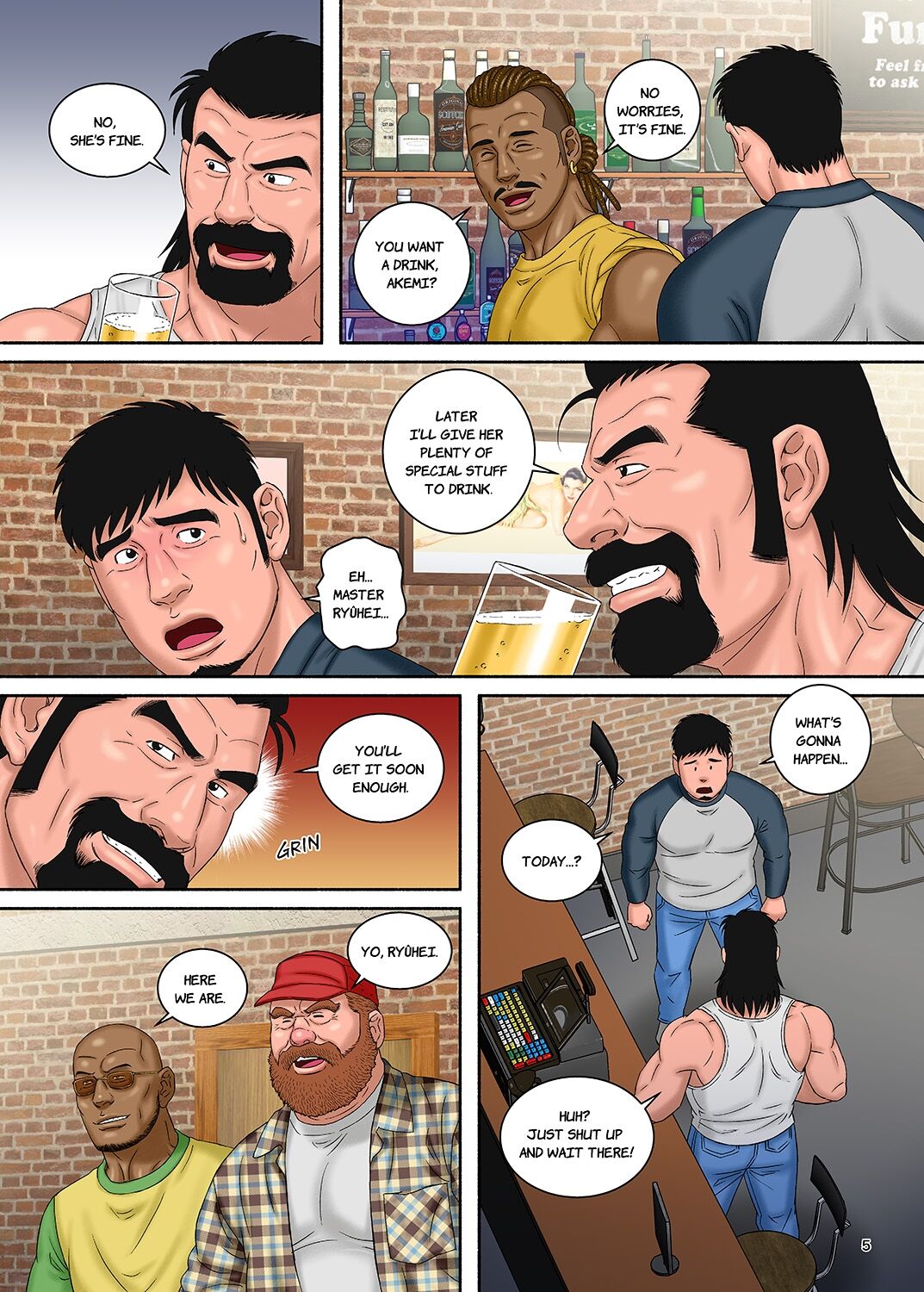 COCKSUCKER Dachi no Oyaji ni Mesu ni Sarete 3 | COCKSUCKER I Got Turned into My Best Friend's Father's Bitch 3 page 6 full