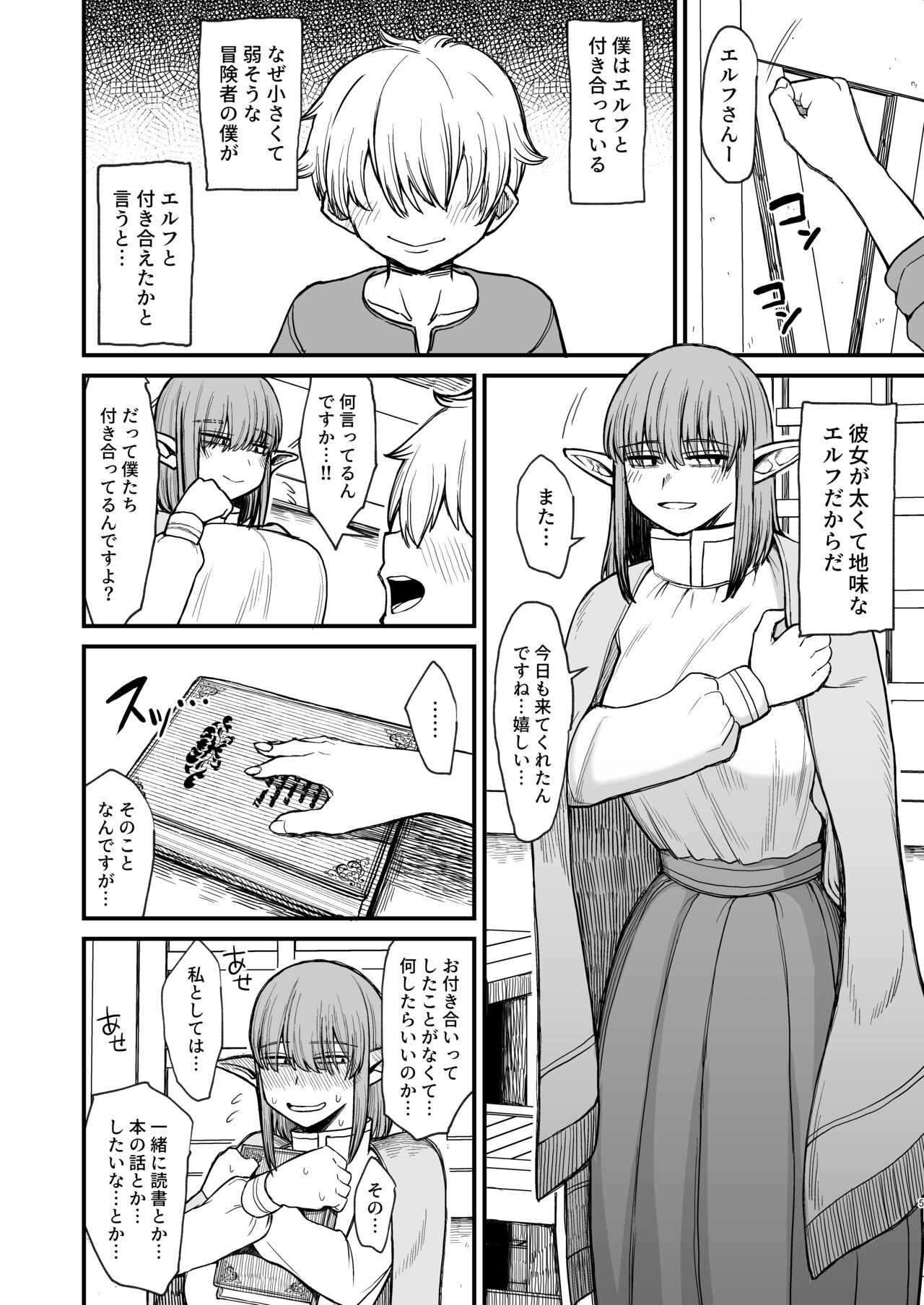 Motenai Jimi na Elf o Kanojo ni Shita Hanashi page 1 full