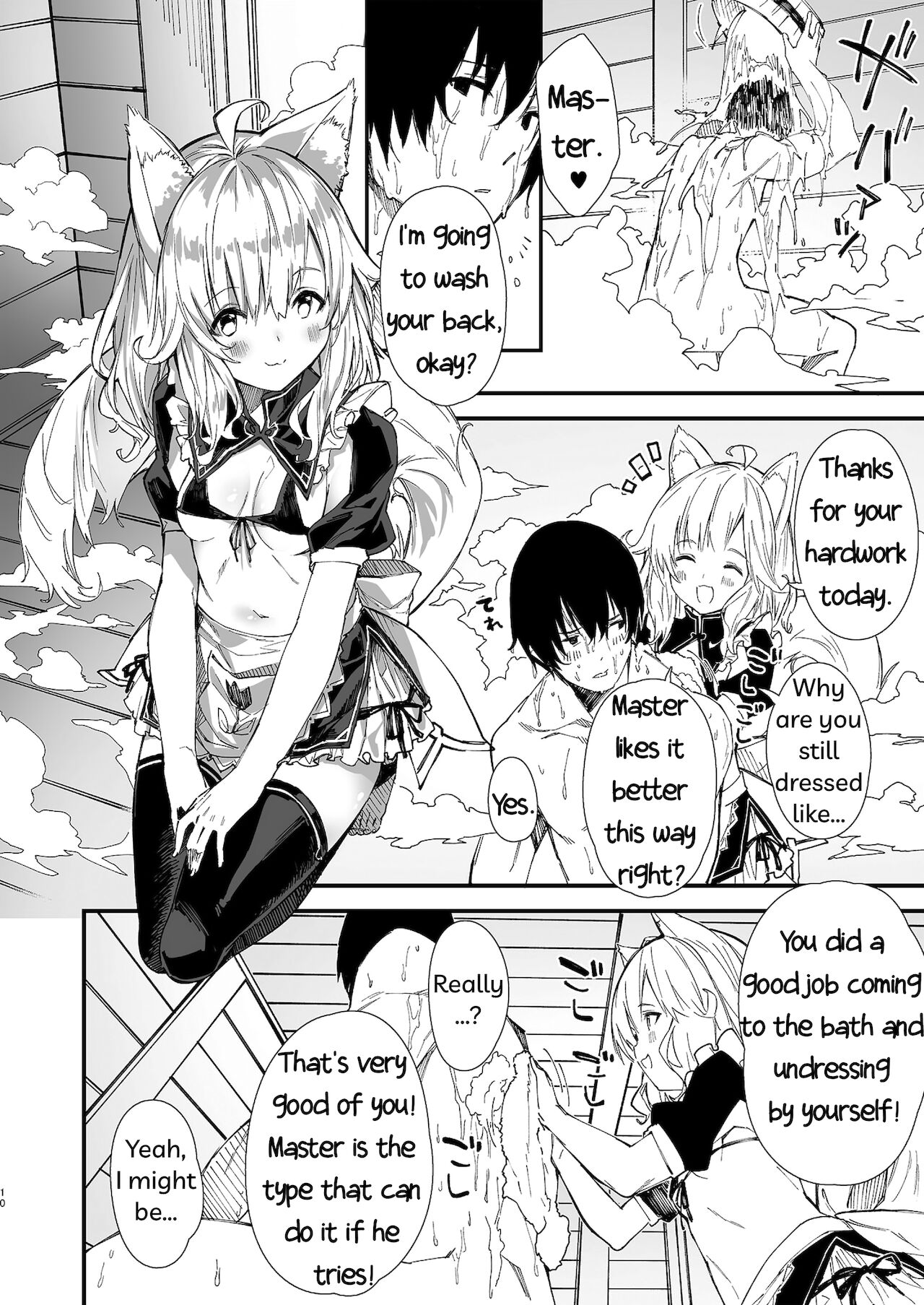 Kemomimi Maid to Ichaicha suru Hon | A Book about making out with a Kemonomimi Maid page 8 full