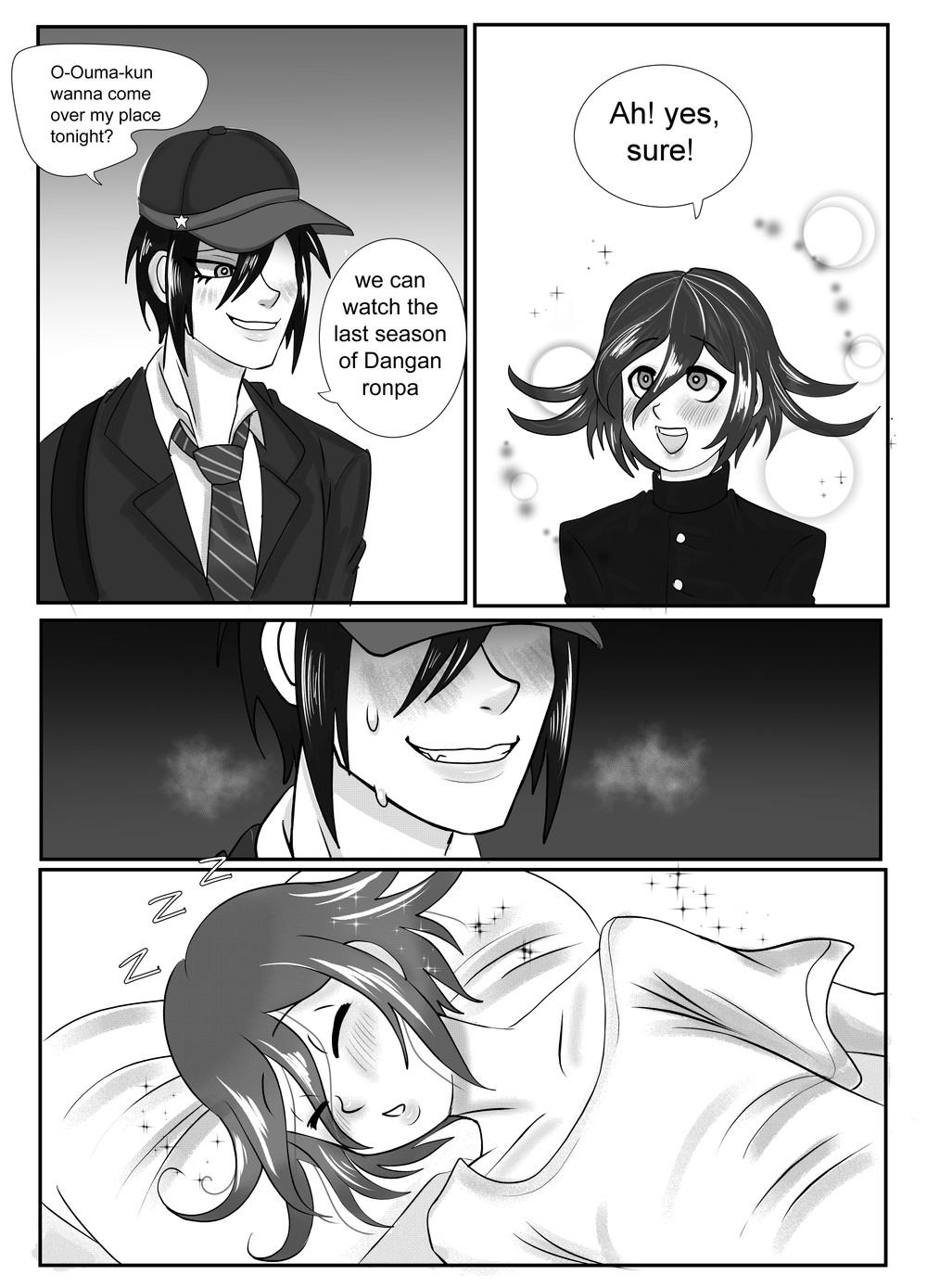 Sleep Over  - Danganronpa Dj page 3 full