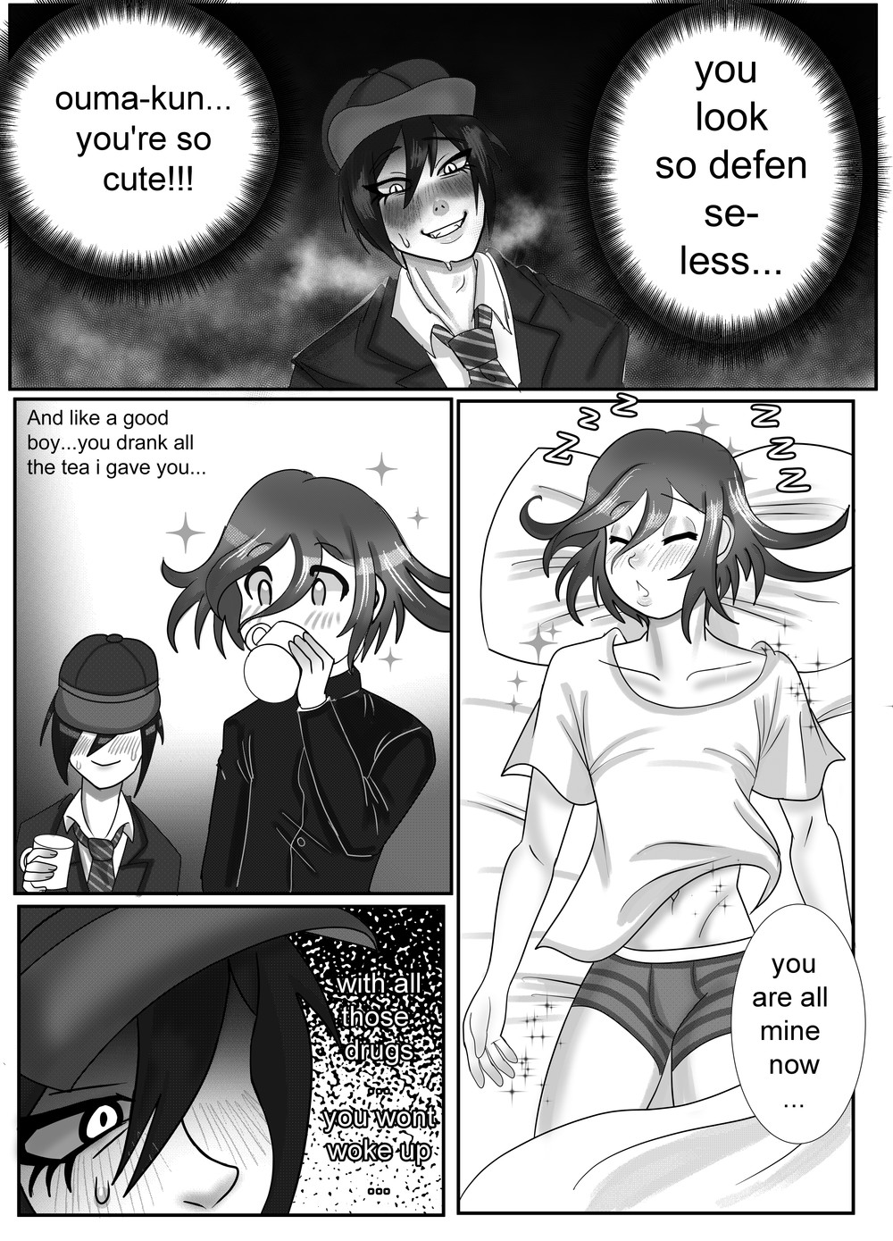 Sleep Over  - Danganronpa Dj page 4 full