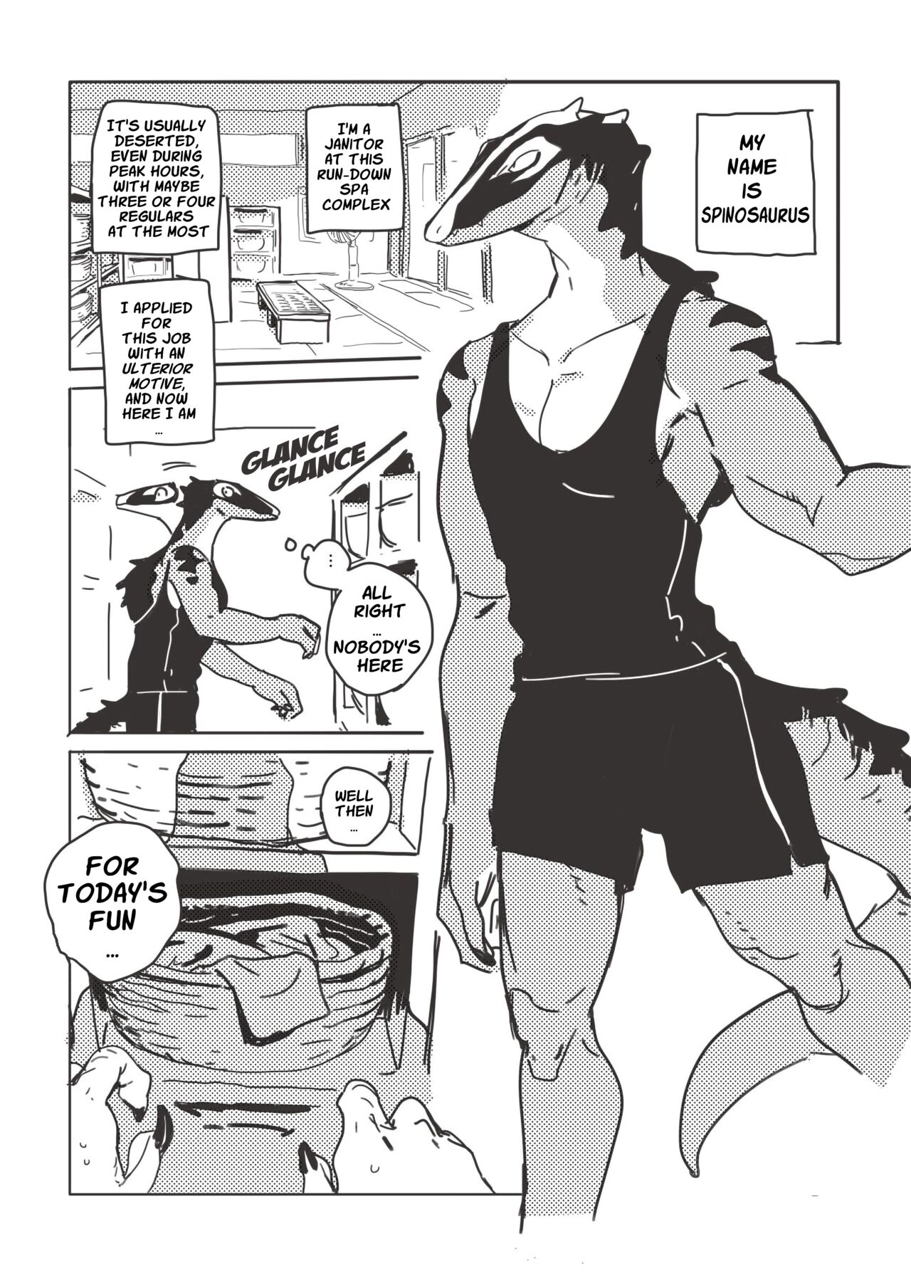 Hot spring Zaurus page 1 full