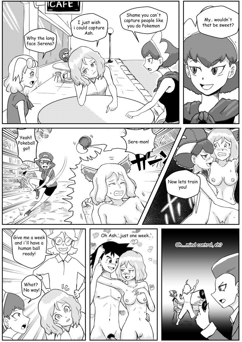 Abuse Serena caught in her own poketrap- Pokemon | pocket monsters hentai Cheating Wife page 1 full