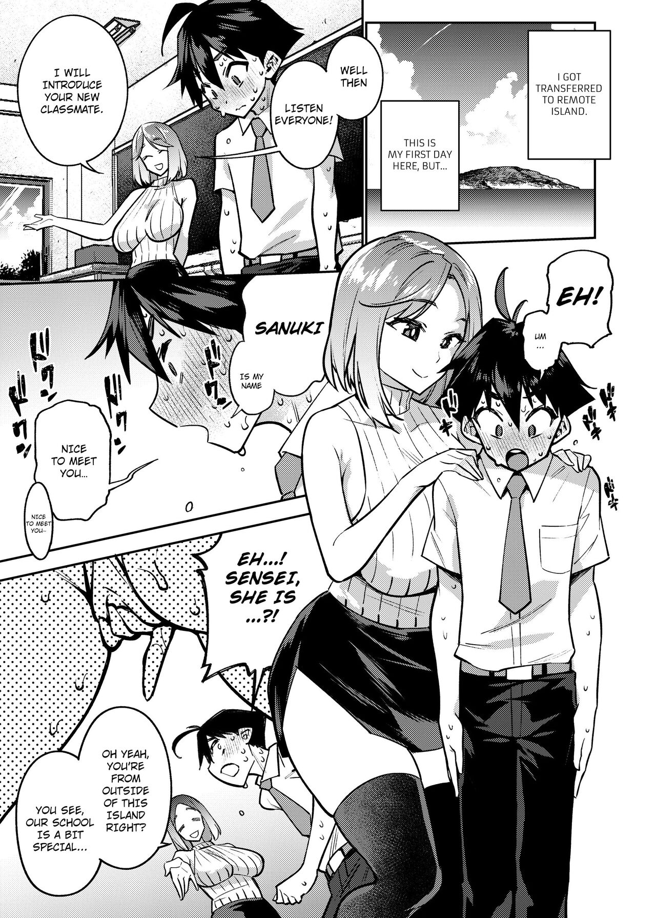 Tatta Hitori no Chinpo Kyouzai ~Seikyouiku ni Honki Sugiru Ritou de~ | The Only Penis Material ~On a Remote Island for Practical Sex Education~ page 3 full