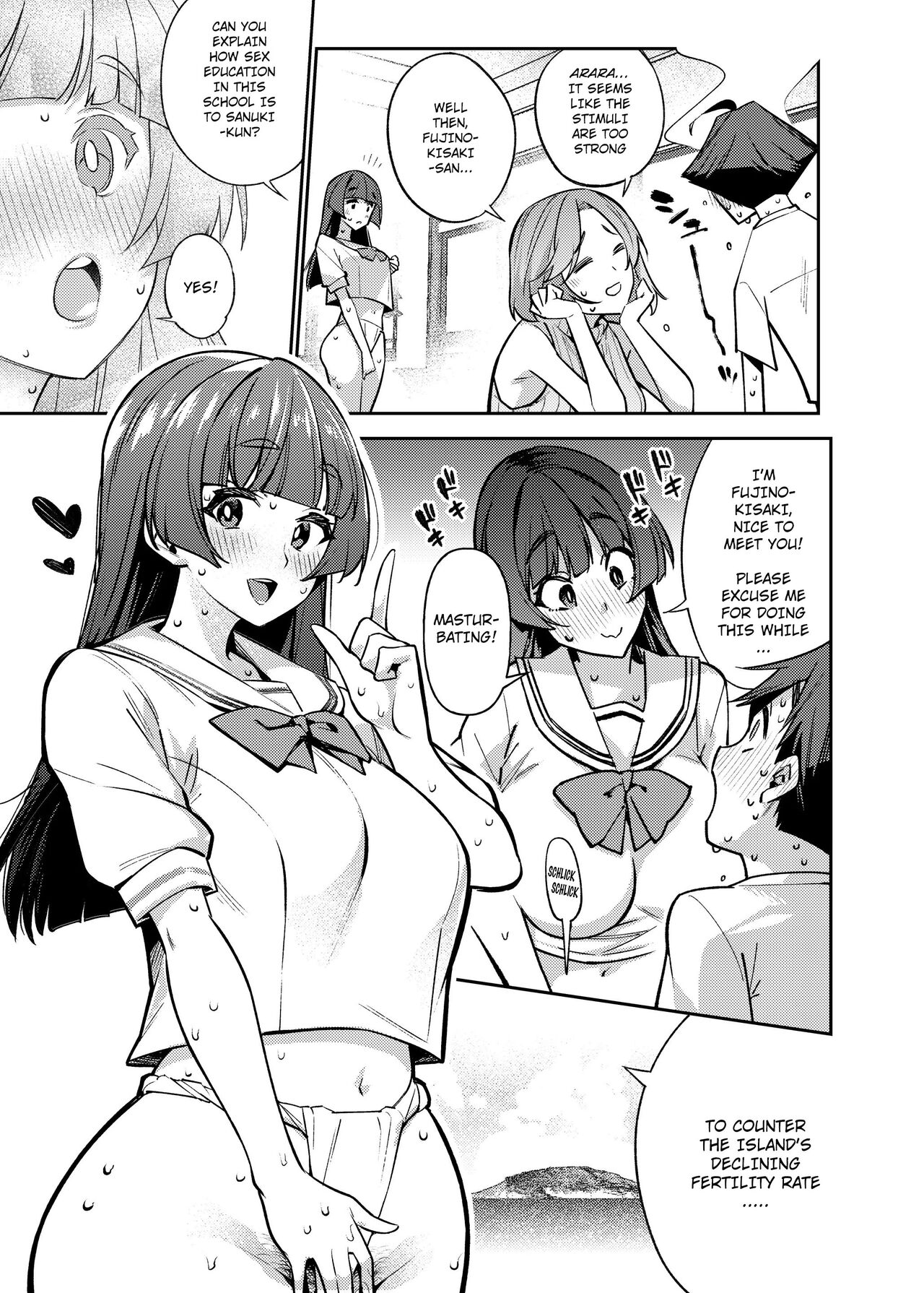 Tatta Hitori no Chinpo Kyouzai ~Seikyouiku ni Honki Sugiru Ritou de~ | The Only Penis Material ~On a Remote Island for Practical Sex Education~ page 6 full