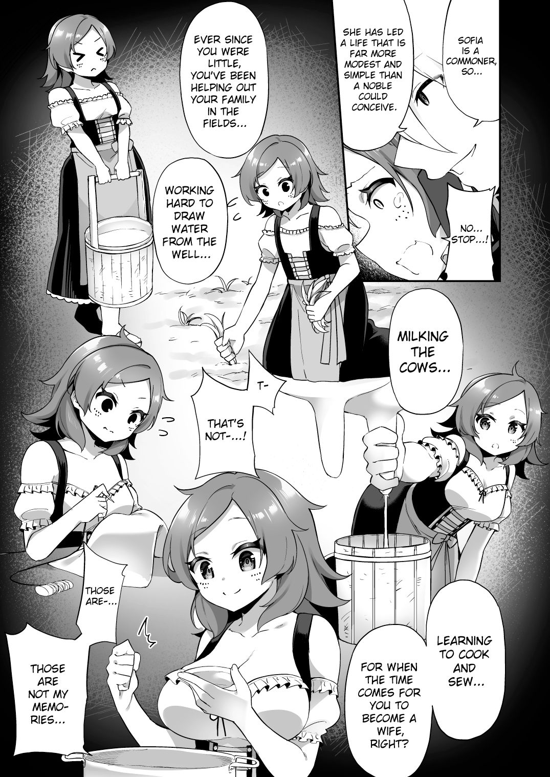 Kuni de Ichiban no Kizoku ga Noumin Musume ni Kaihen Sarechau Ohanashi | The Story of How the Country’s Topmost Aristocrat Was Transformed Into a Peasant Girl page 8 full