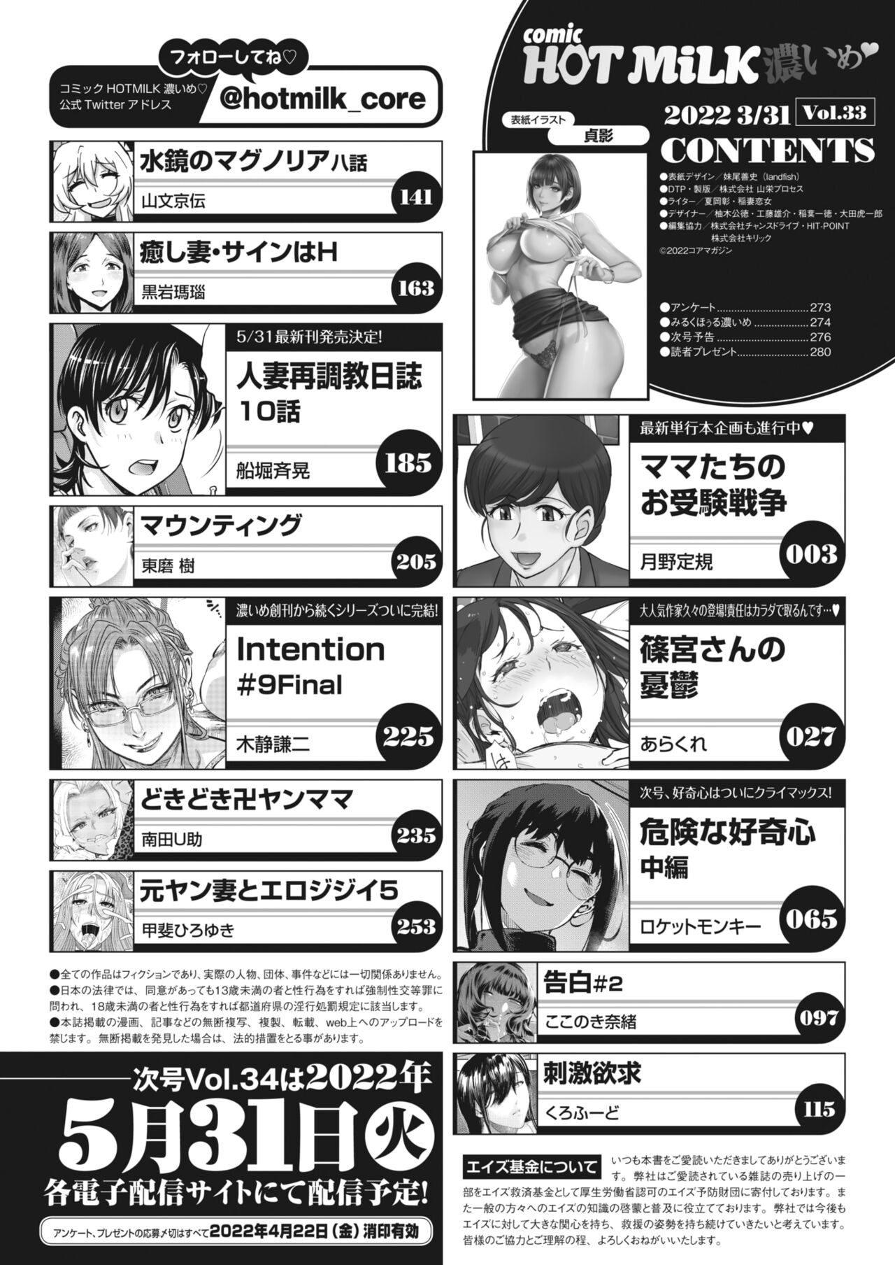 COMIC HOTMiLK Koime Vol. 33 page 3 full
