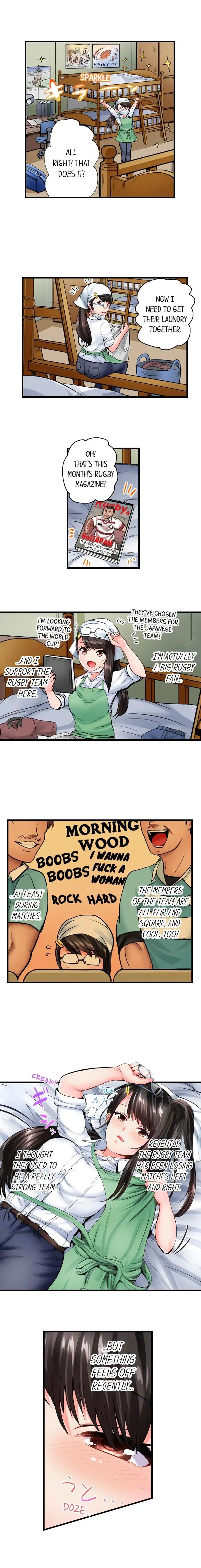 Dick Me Up Inside | Mezametara Sounyuu Sunzen. Nikushoku Danshi Ryou de Utatane Joshi wa Naburareru page 7 full