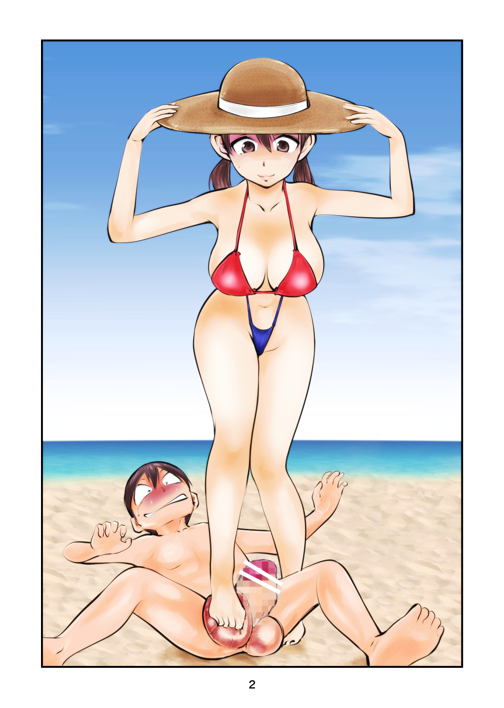 Denma Kyoudai & Juumai in Beach | Electric Massage Siblings & Cousins at the Beach page 2 full