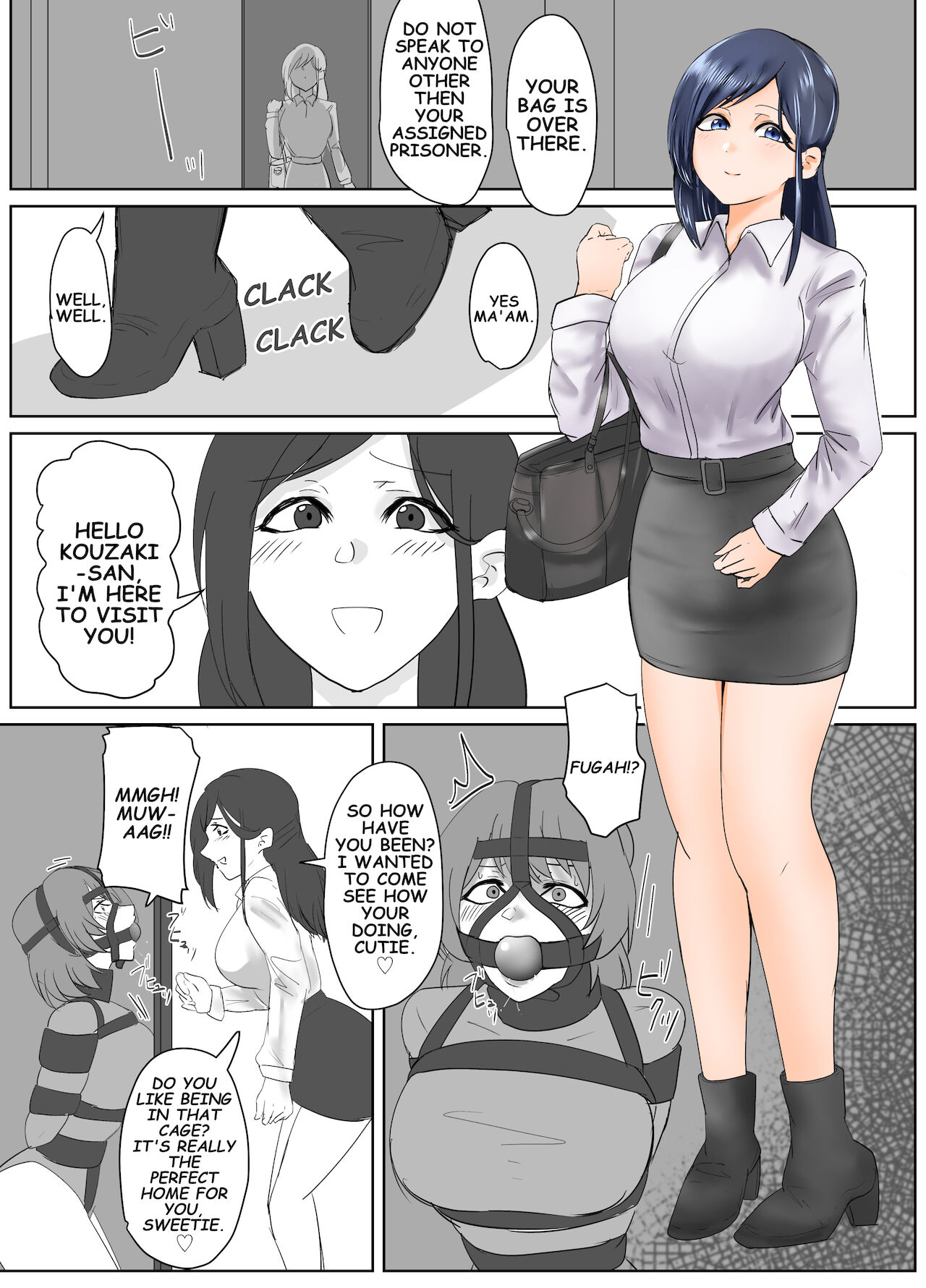 Mikasagi goes to a prison visit! page 1 full