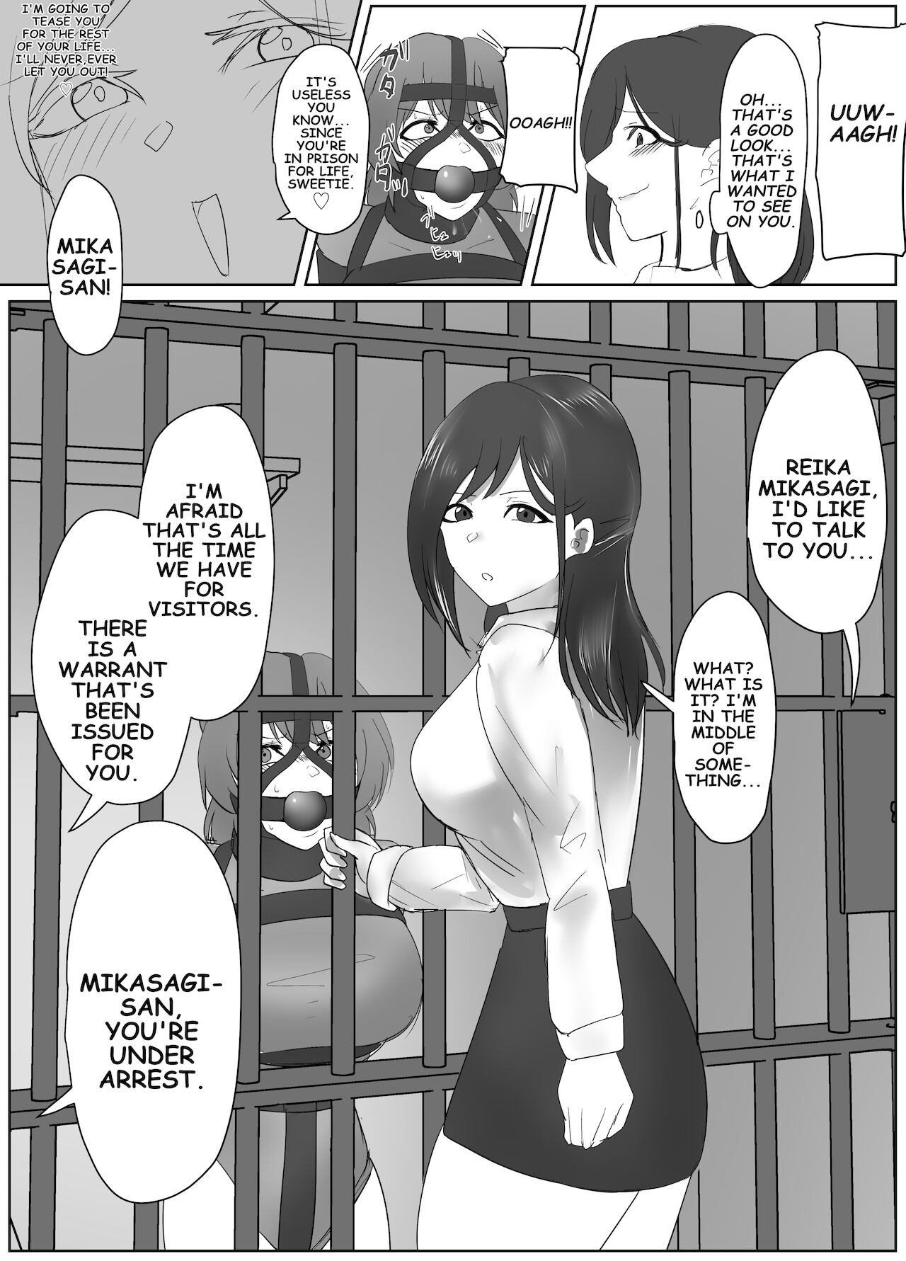Mikasagi goes to a prison visit! page 2 full