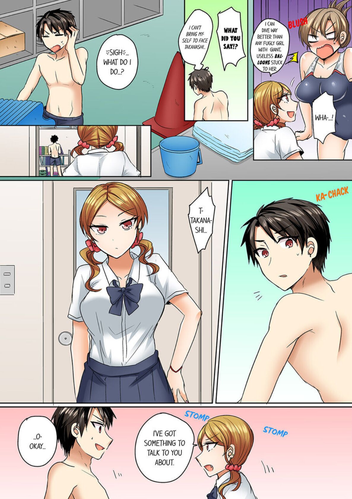 Mizugi ga Zurete... Haitteru! ~Porori ja Sumanai Danjo Kongou Synchro-bu~ 4 - My Swimsuit Slipped... And it went in!? A Mixed Synchronized Swimming Club with More Than Just Nip Slips in Store! ~ 4 page 4 full