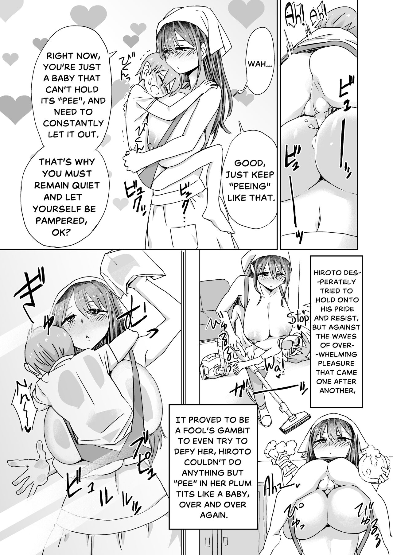 Bakunyuu Kaseifu ni Paizuri Osoji Sarechaimashita | The Big-Titty Housekeeper Cleaned my Soul with a Titfuck! page 5 full