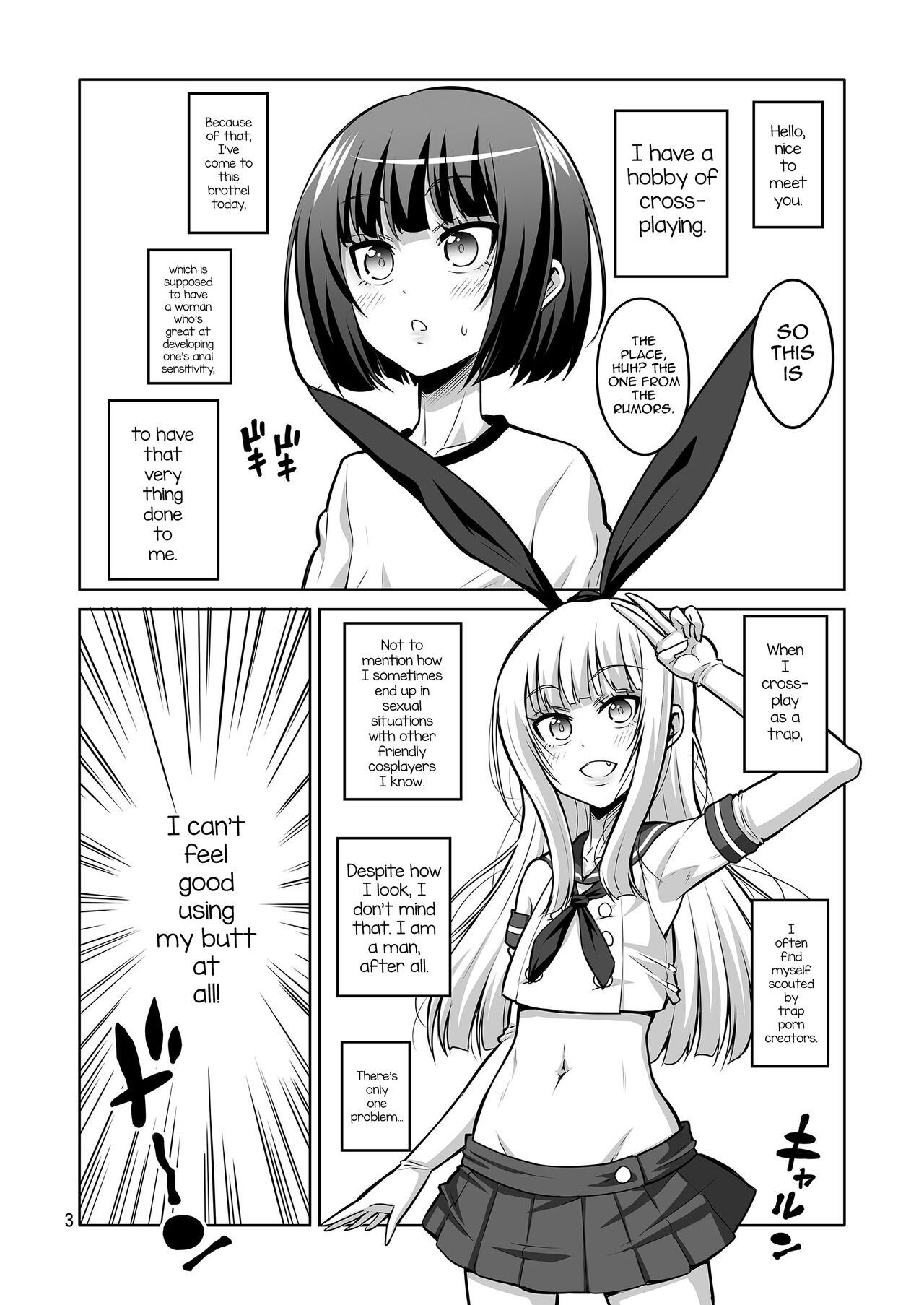 Futanari Onee-san x Otokonoko Gyaku Anal Fuuzoku Mesu Ochi Choukyou 2 page 2 full