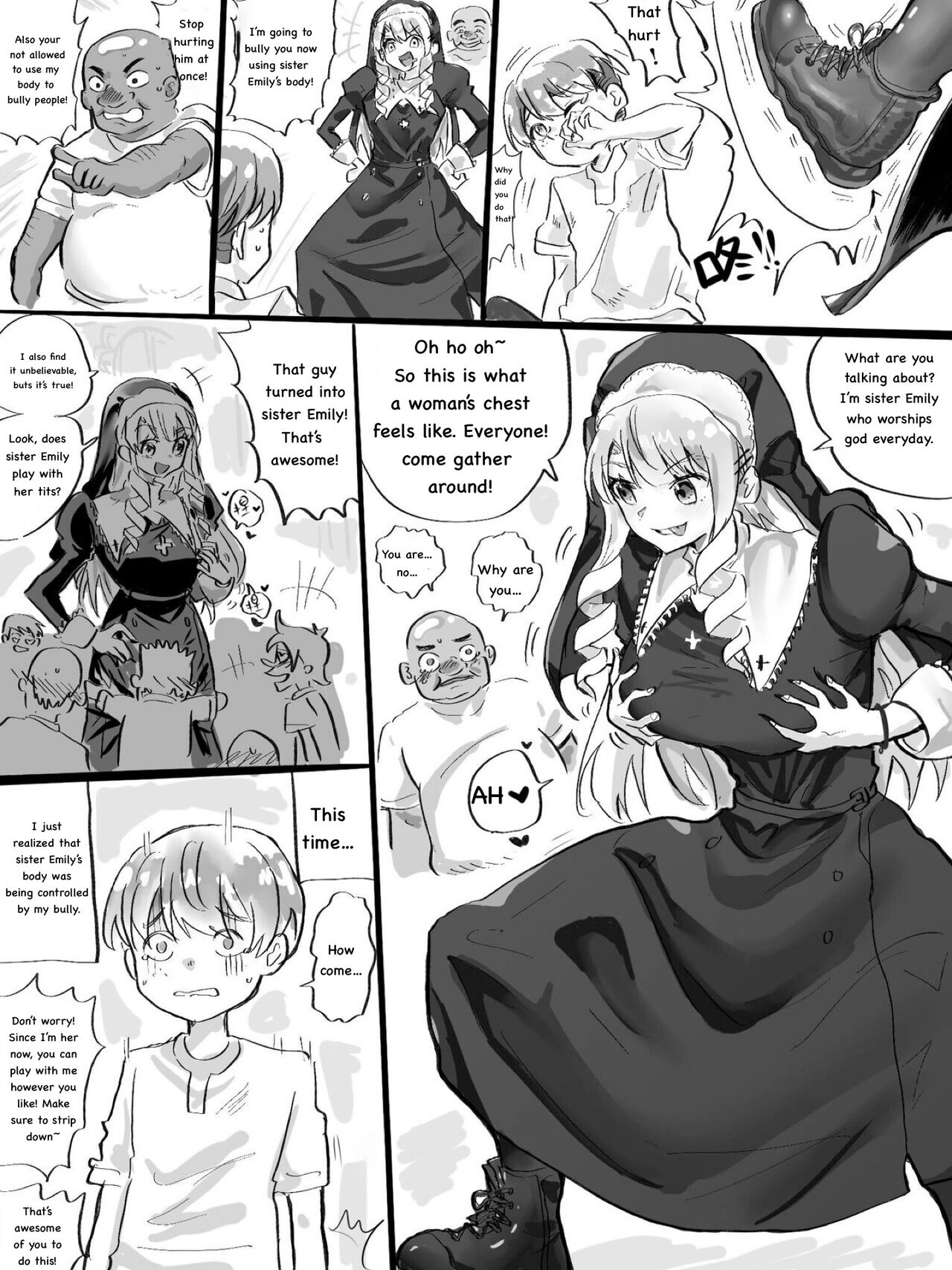 Sister Emily body swap page 4 full