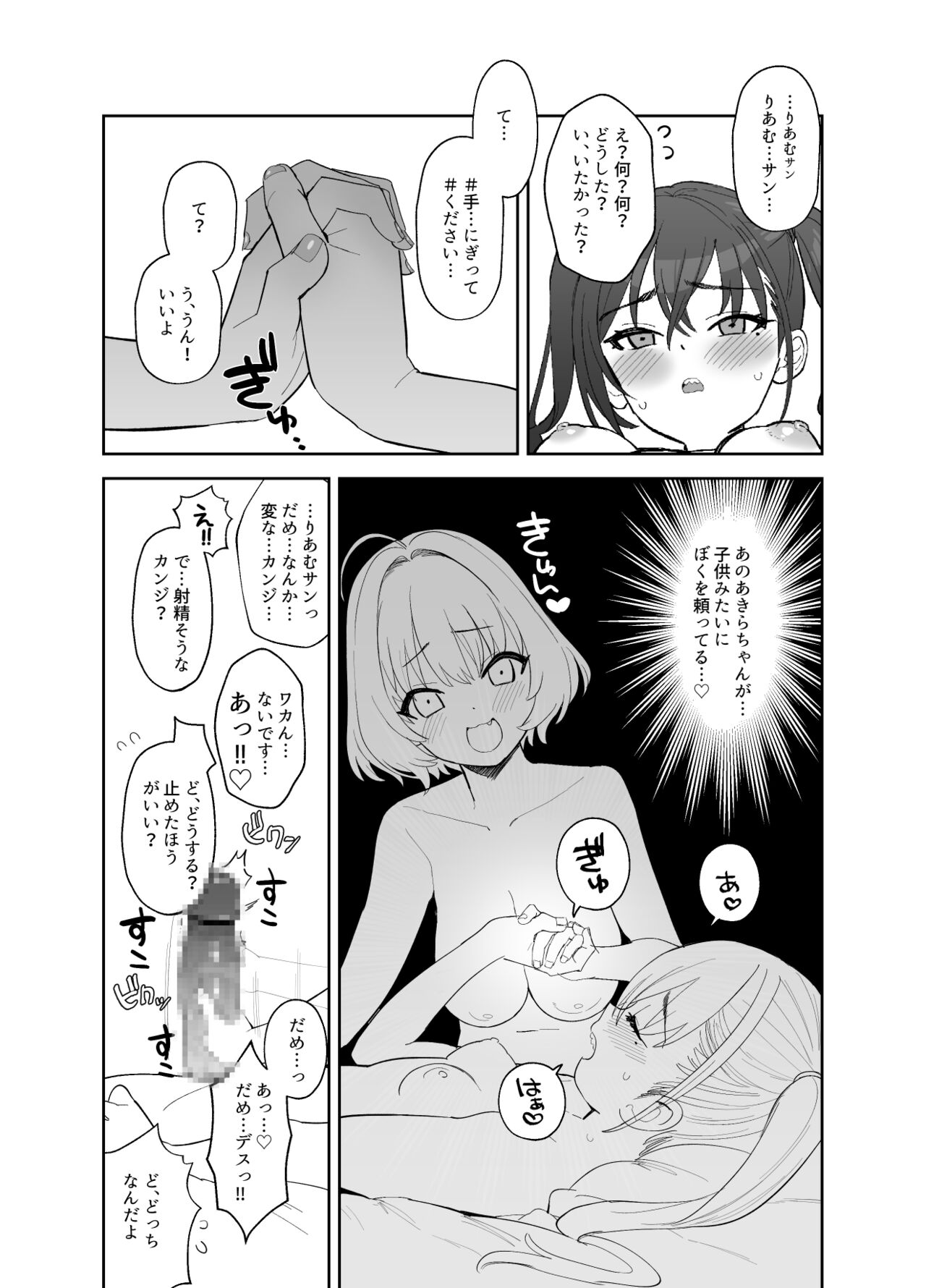 Akira ni Chinko ga Haete Riamu to Ecchi suru Manga page 6 full