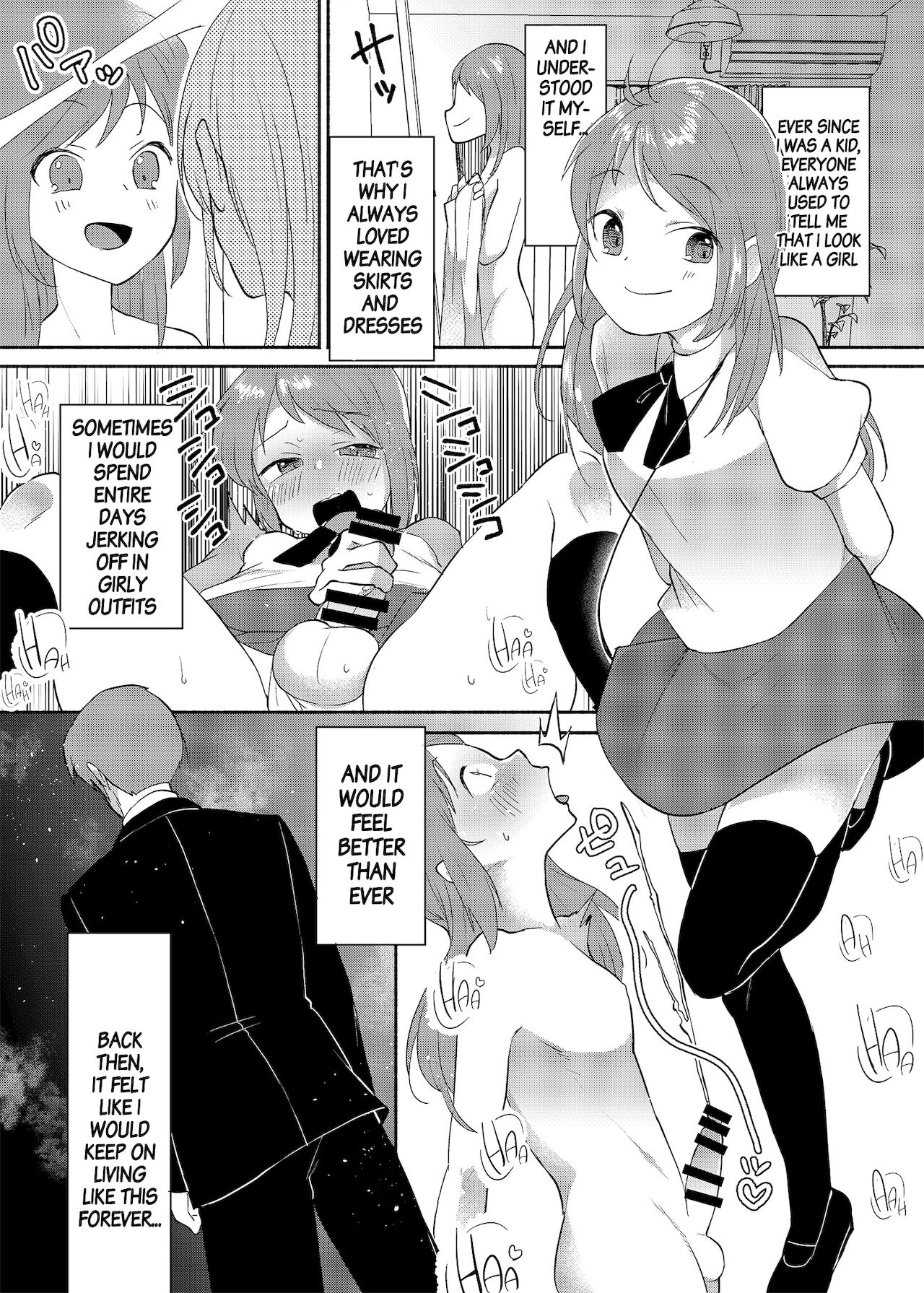 Josouheki ga Kojiretara Konna Otona ni Narimashita | Crossdressing Fetish Gone Out Of Hand page 1 full