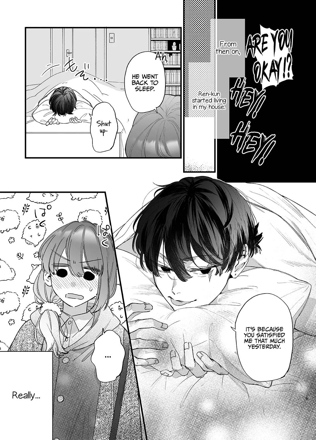 Saikyou Himokuzu Haraiya Ren-kun ni Dakitsubusareru made | Until the Trashiest Boy Toy Exorcist Ren-kun Crushes Me in His Embrace page 9 full