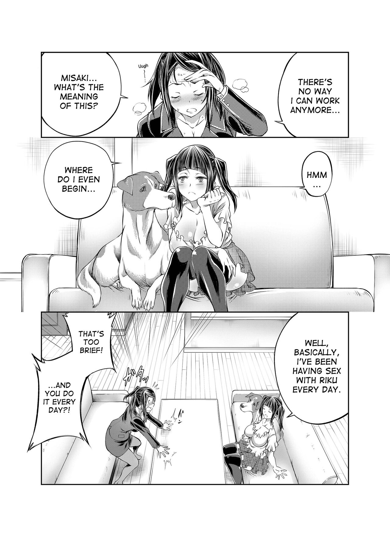 Musume no Kareshi wa Wan-chan!? Okaasan Yurushimasen! | My Daughter's Boyfriend is a dog. As her mother, I won't allow it! page 6 full