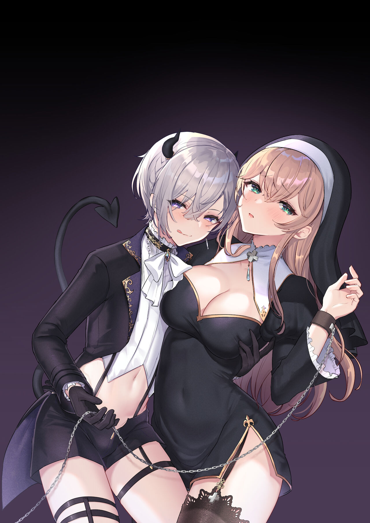 Inma Danshi to Kankin Ecchi ~Saiin Cli Zeme de Seijo Kairaku Ochi~ page 3 full