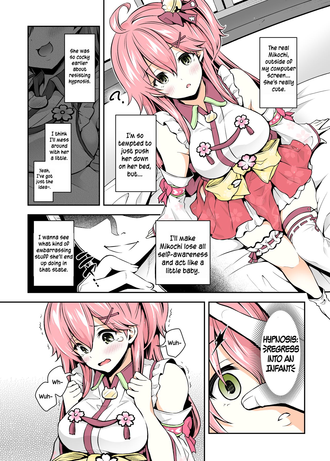 Mikochi Lewd Hypnosis Book ~Infant Regression Edition~ page 10 full