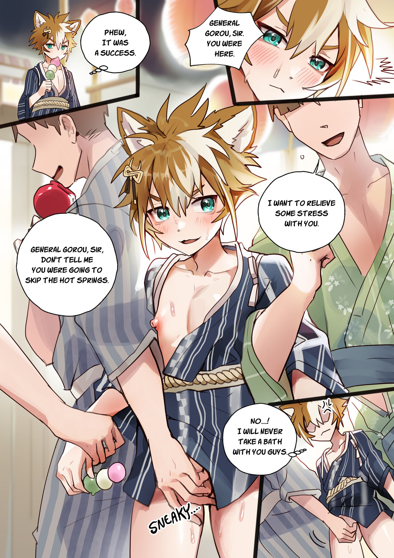 Itto X Gorou Hot Springs page 2 full