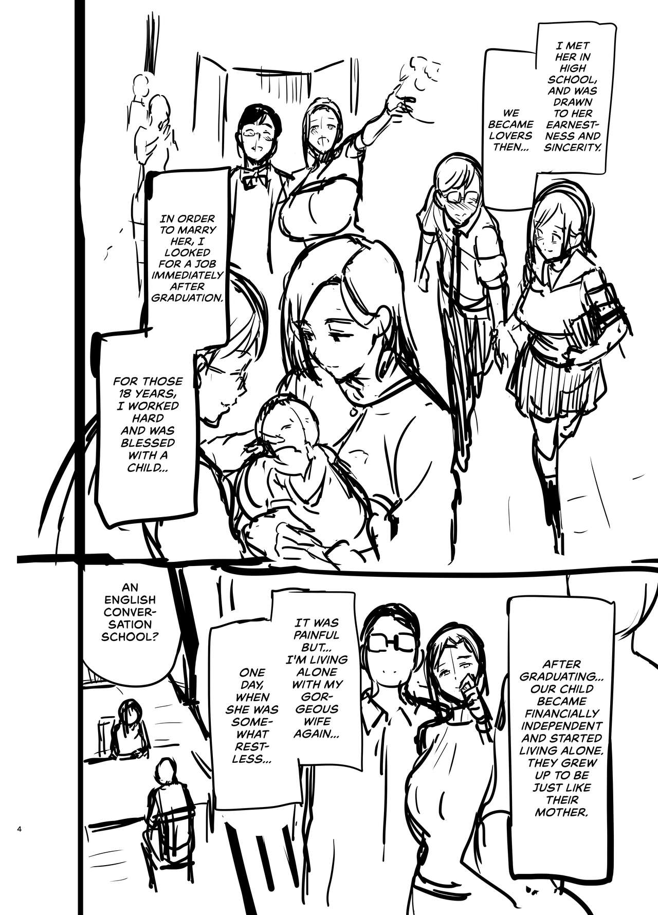 Shidare Sakura ha Kuruku wa Nameku Tochuu-ban | A Weeping Cherry That's Blooming Black page 4 full