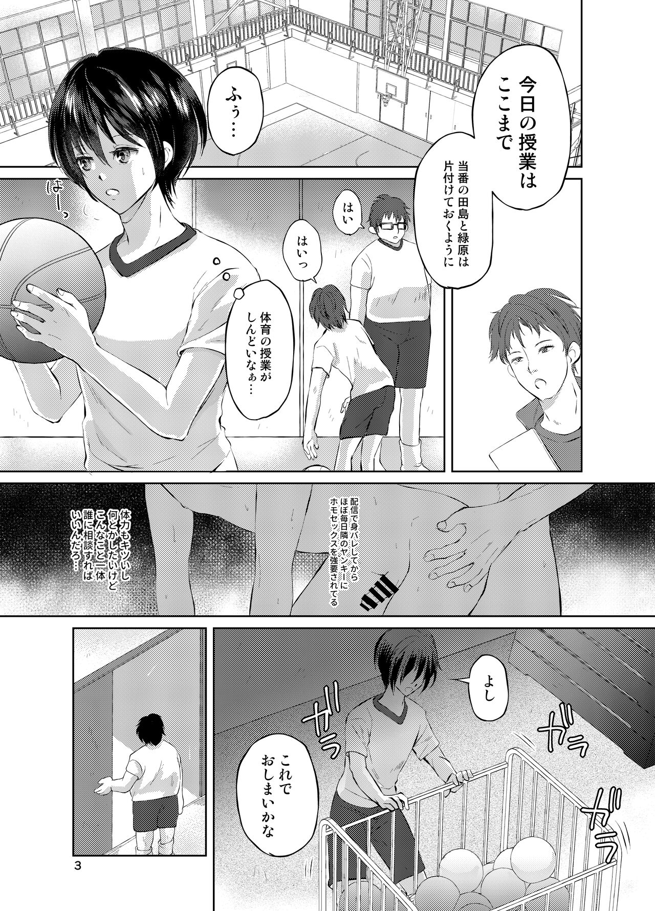 Tokutei sareta Sono Saki wa 3 Otokonoko Haishinsha Choukyou Nikki page 2 full