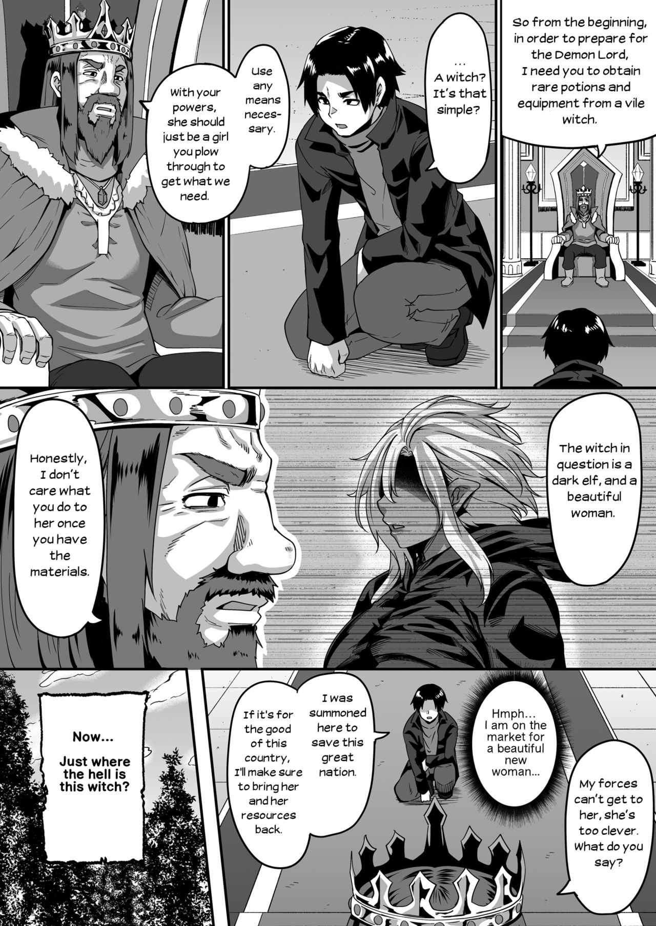 Isekai Tensei shite Yarichin Yuusha ni Natta Ore ga, Chimajo Elf ni Sakusei Saremakutta Hanashi | The Hero That Was Milked By A Promiscuous Dark Elf page 3 full