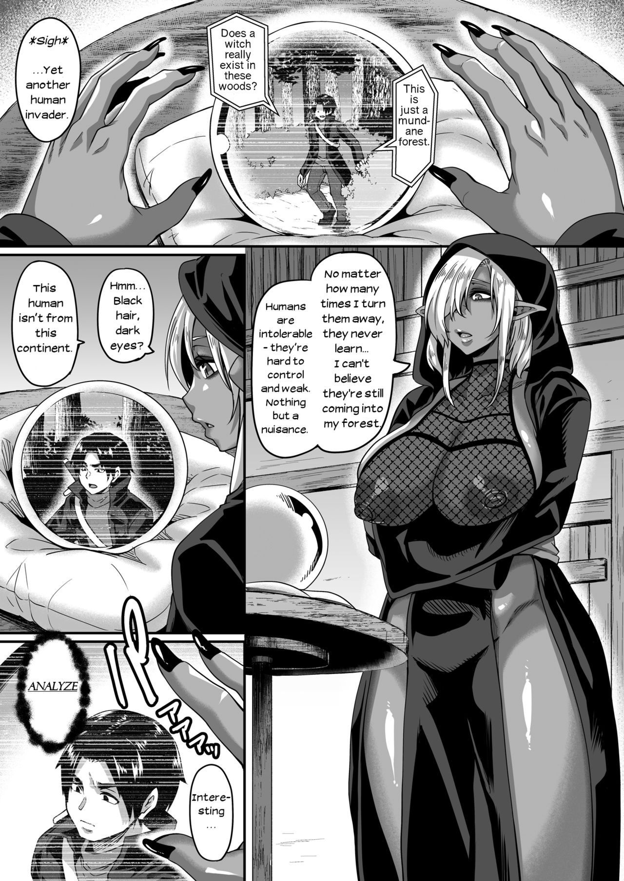 Isekai Tensei shite Yarichin Yuusha ni Natta Ore ga, Chimajo Elf ni Sakusei Saremakutta Hanashi | The Hero That Was Milked By A Promiscuous Dark Elf page 4 full