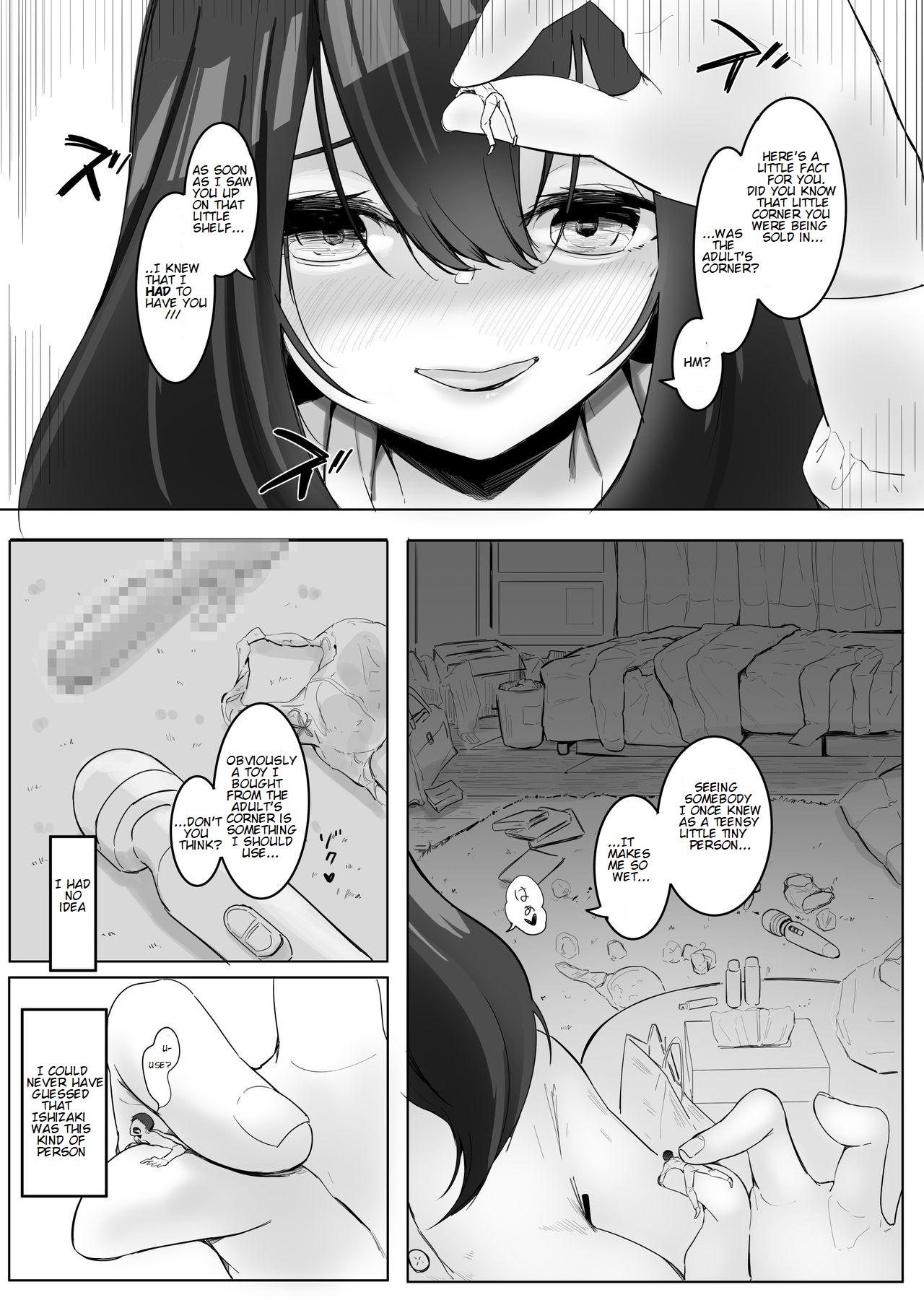 Chiisaku Natta Jibun o Katta no ga Mukashi no Doukyuusei Datta Hanashi Jou | The Story of When My Old Classmate Bought Me After I Shrank page 6 full