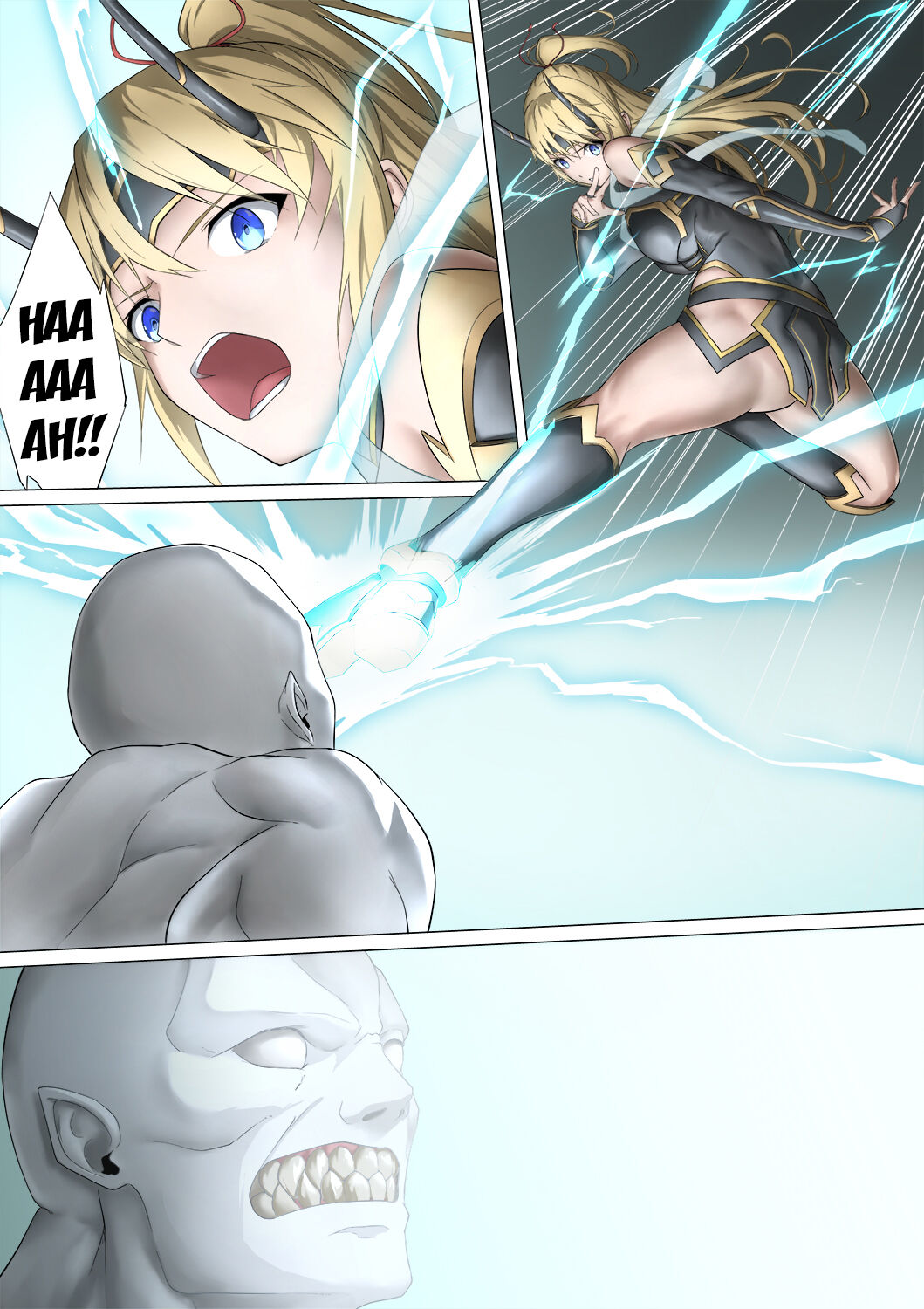 Heroine Haijoku ~5-nin no Teki ni Kawarugawaru~ | Heroine Violation: Swapped Between 5 Enemies page 3 full