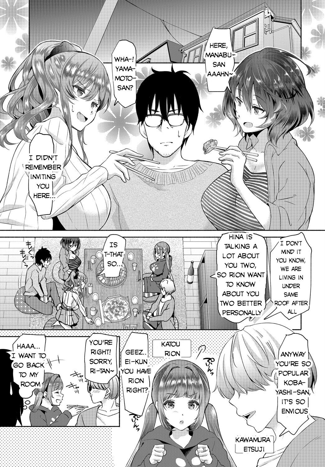 InCha na Ore ga Madougu o Tsukatte Share House de Harem o Tsukutte Mita. Ch. 4 page 3 full