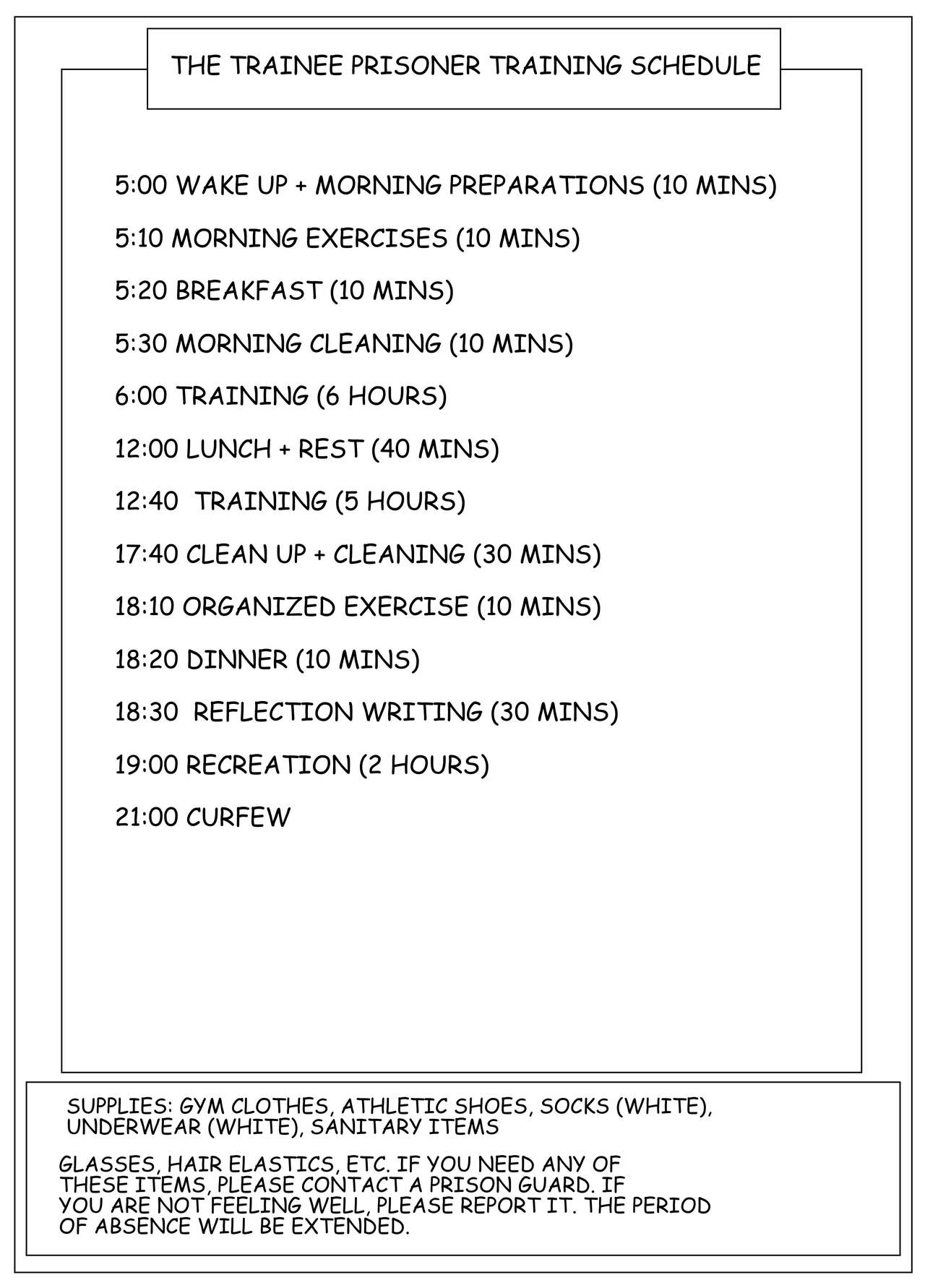 A tale of reflection 2 Training prisoners! page 5 full